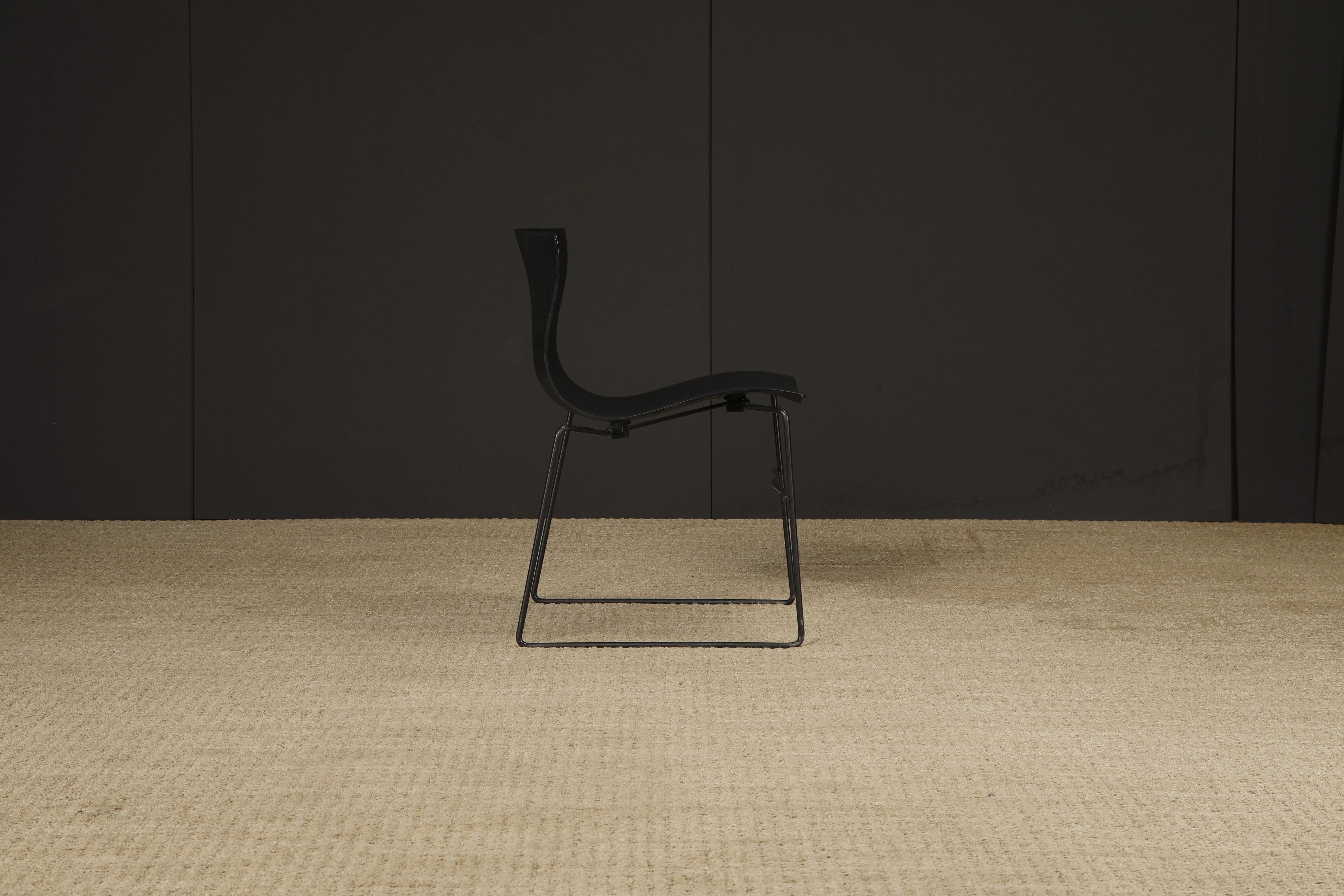 Massimo Vignelli für Knoll Intl 'Taschentuch' Stapelstühle, Signiert, 19 Stück verfügbar im Angebot 3