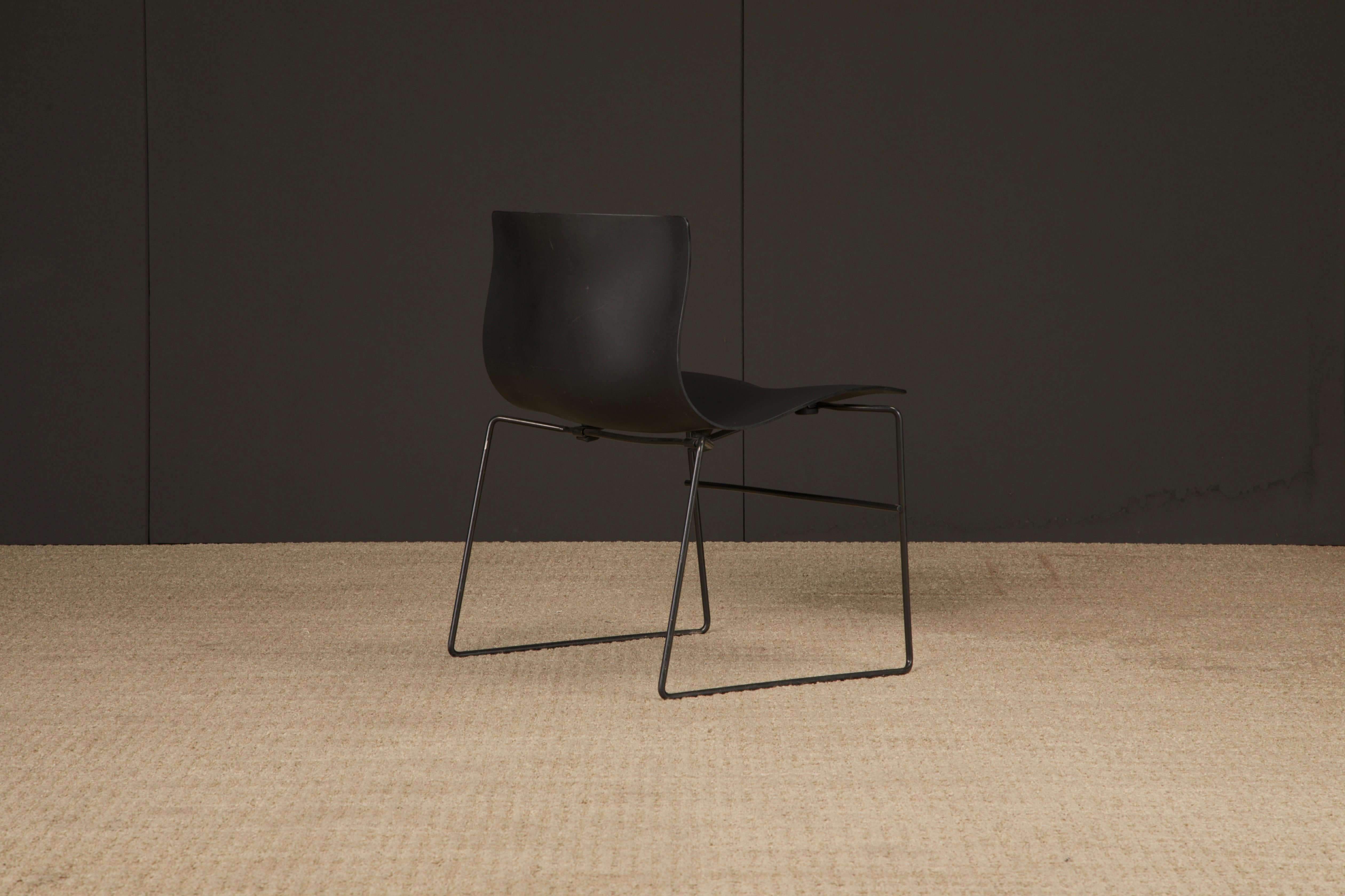Massimo Vignelli für Knoll Intl 'Taschentuch' Stapelstühle, Signiert, 19 Stück verfügbar im Angebot 4
