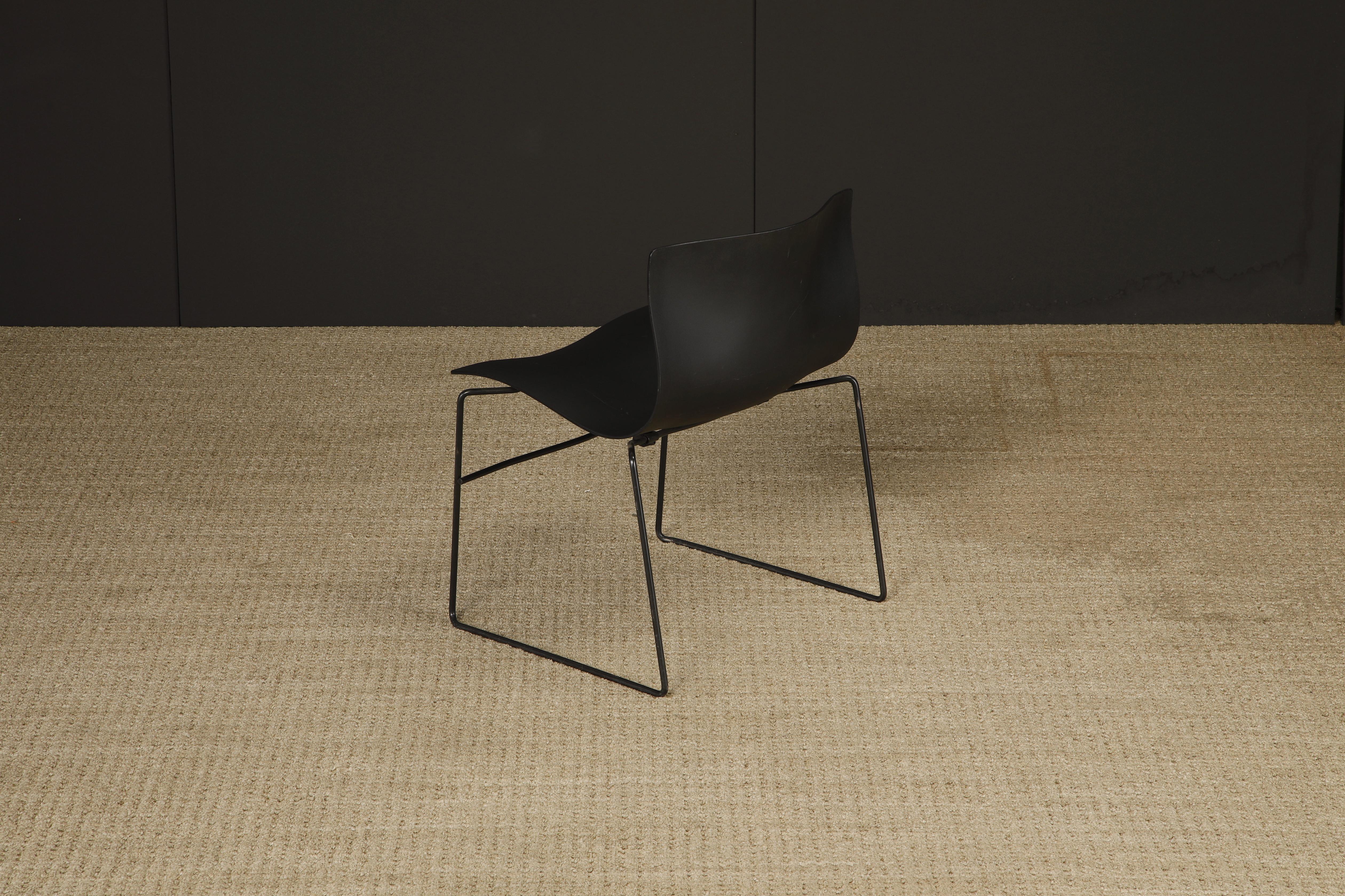 Massimo Vignelli für Knoll Intl 'Taschentuch' Stapelstühle, Signiert, 19 Stück verfügbar im Angebot 6