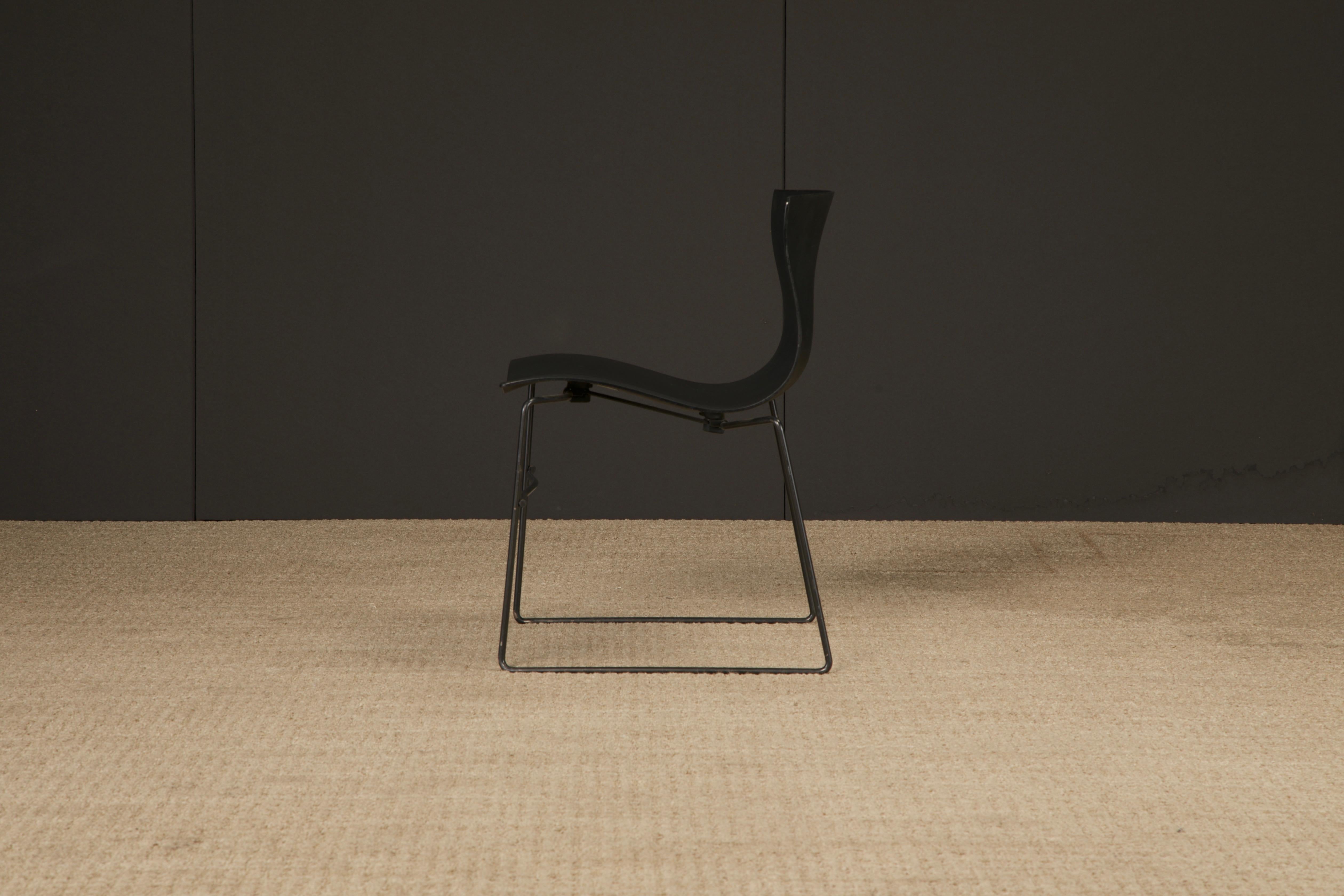 Massimo Vignelli für Knoll Intl 'Taschentuch' Stapelstühle, Signiert, 19 Stück verfügbar im Angebot 7