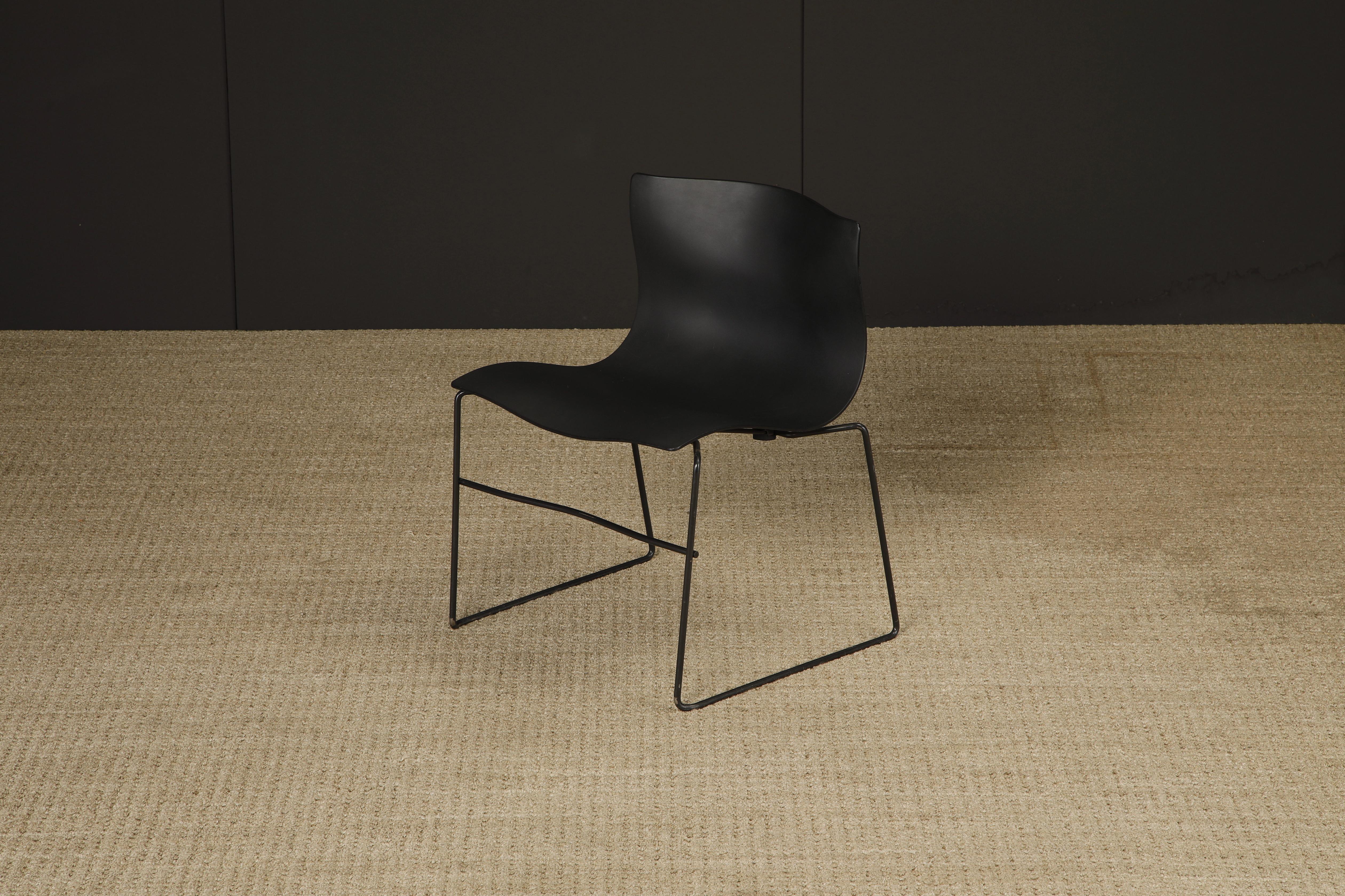 Massimo Vignelli für Knoll Intl 'Taschentuch' Stapelstühle, Signiert, 19 Stück verfügbar im Angebot 8