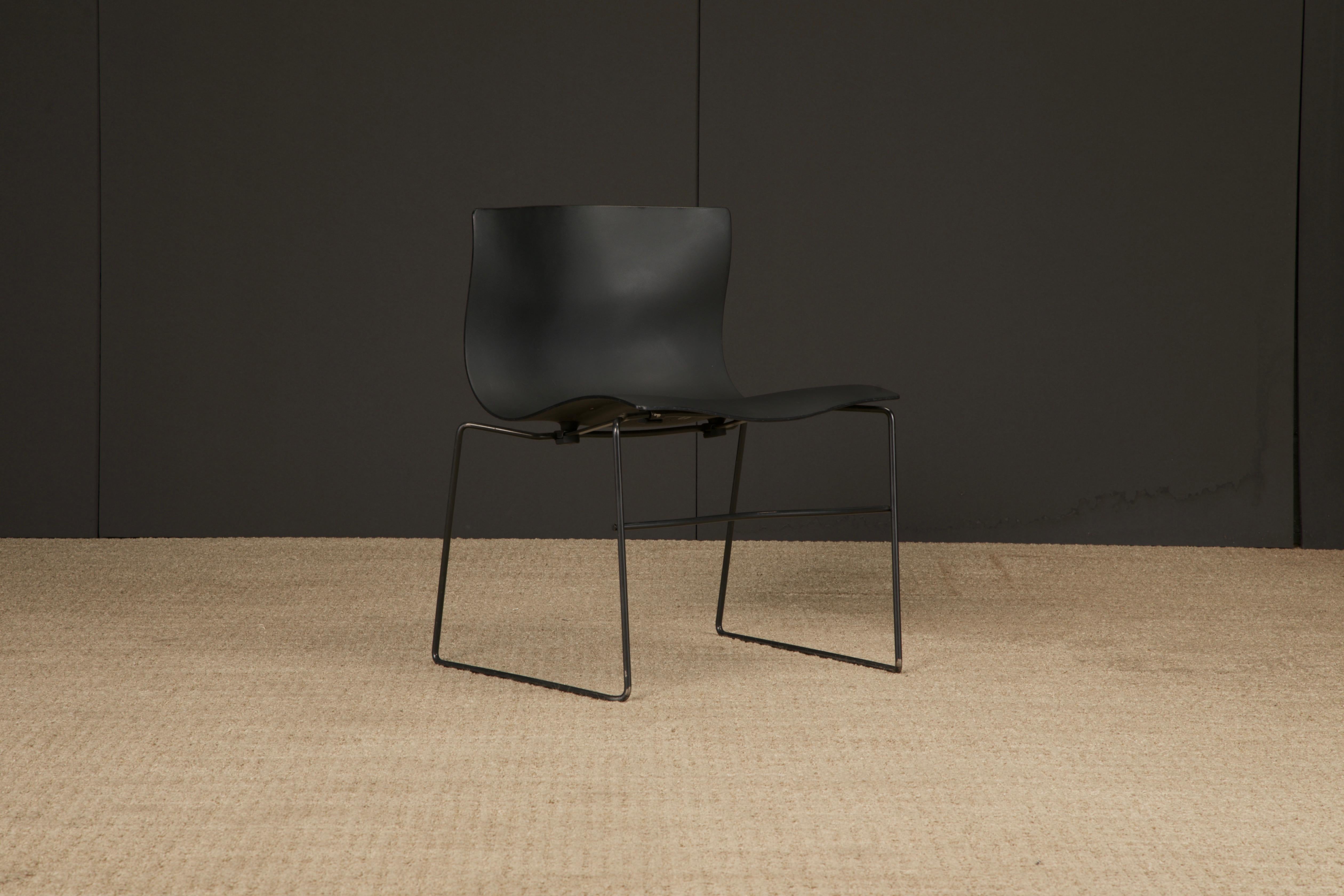 Massimo Vignelli für Knoll Intl 'Taschentuch' Stapelstühle, Signiert, 19 Stück verfügbar im Angebot 1