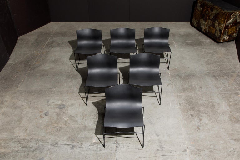 Massimo Vignelli for Knoll Intl 'Handkerchief' Stacking Chairs, Signed, 20 Avail For Sale 6