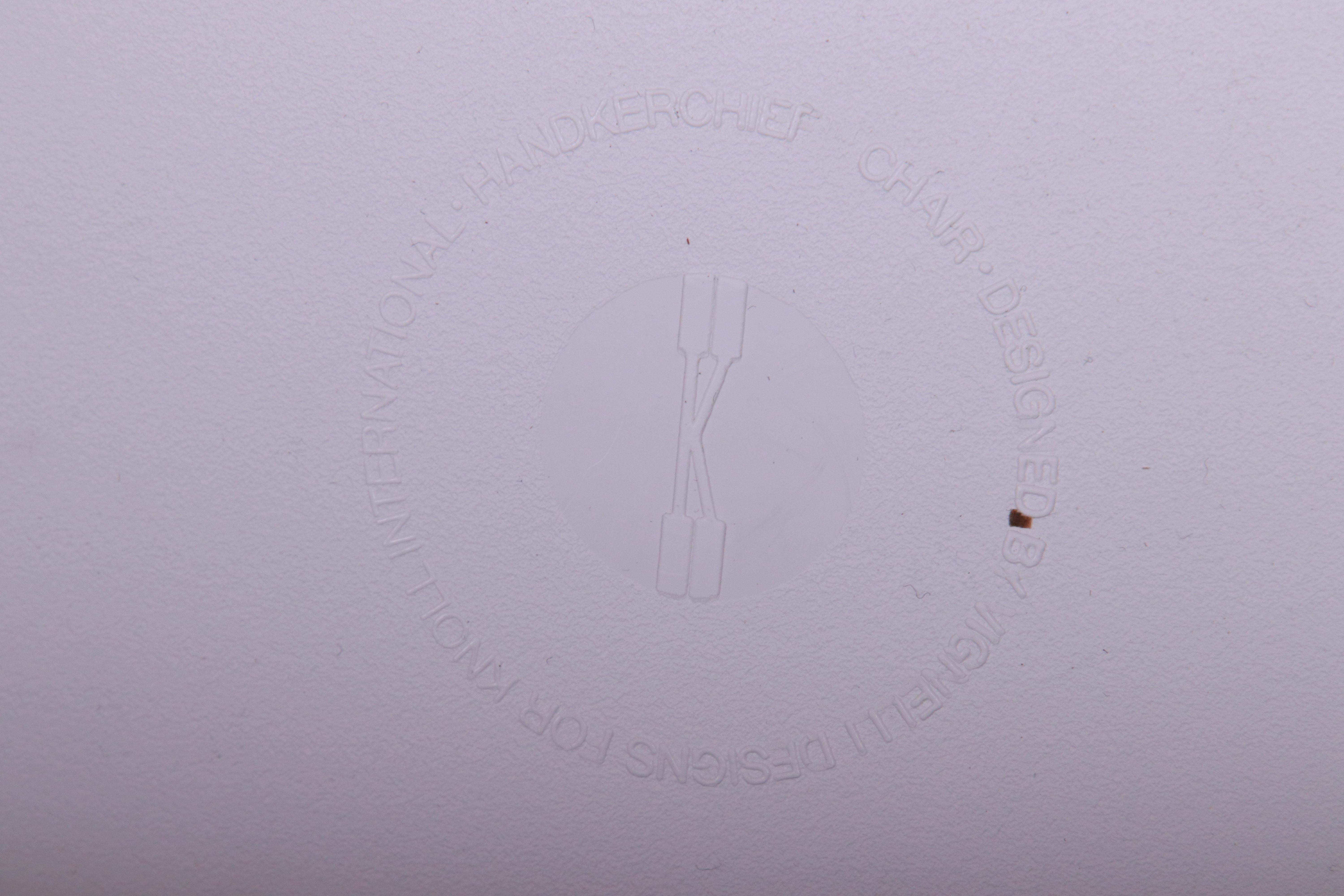 Massimo Vignelli für Knoll Postmoderner Taschentuchstuhl, 29 verfügbar im Angebot 5