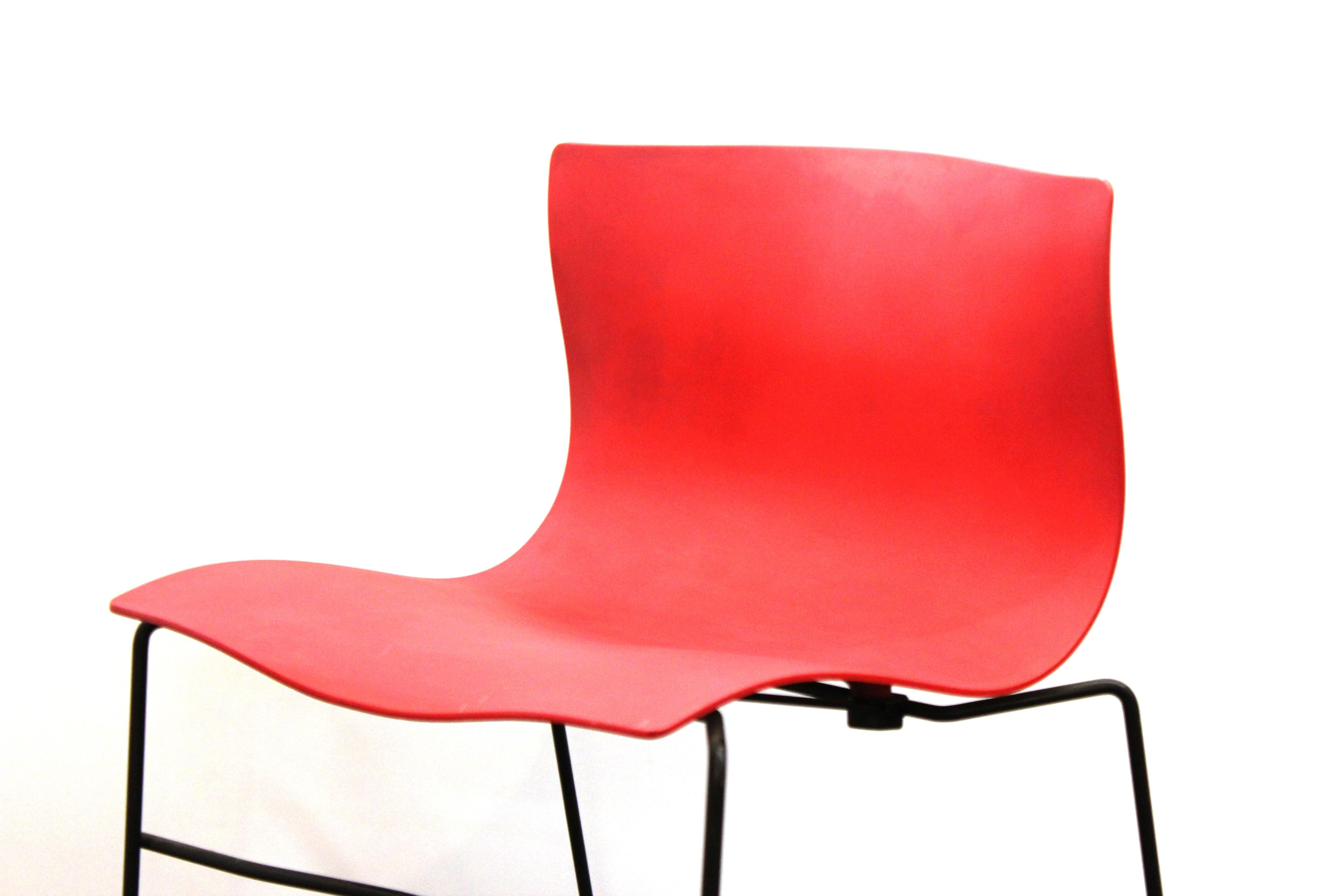 American Massimo Vignelli for Knoll Postmodern Handkerchief Chair