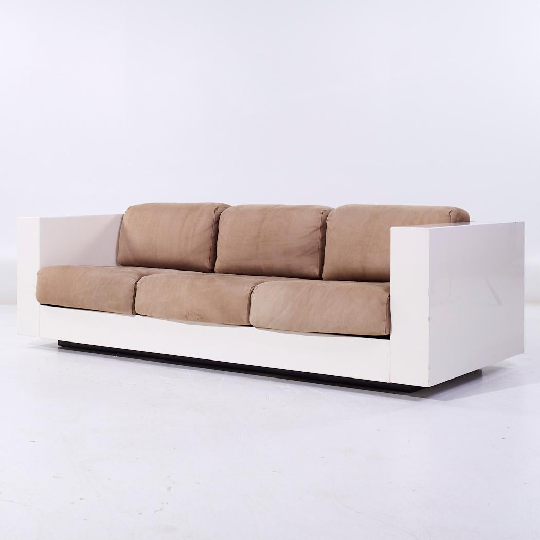 Mid-Century moderno Massimo Vignelli per Poltronova Saratoga Divano di metà secolo in vendita