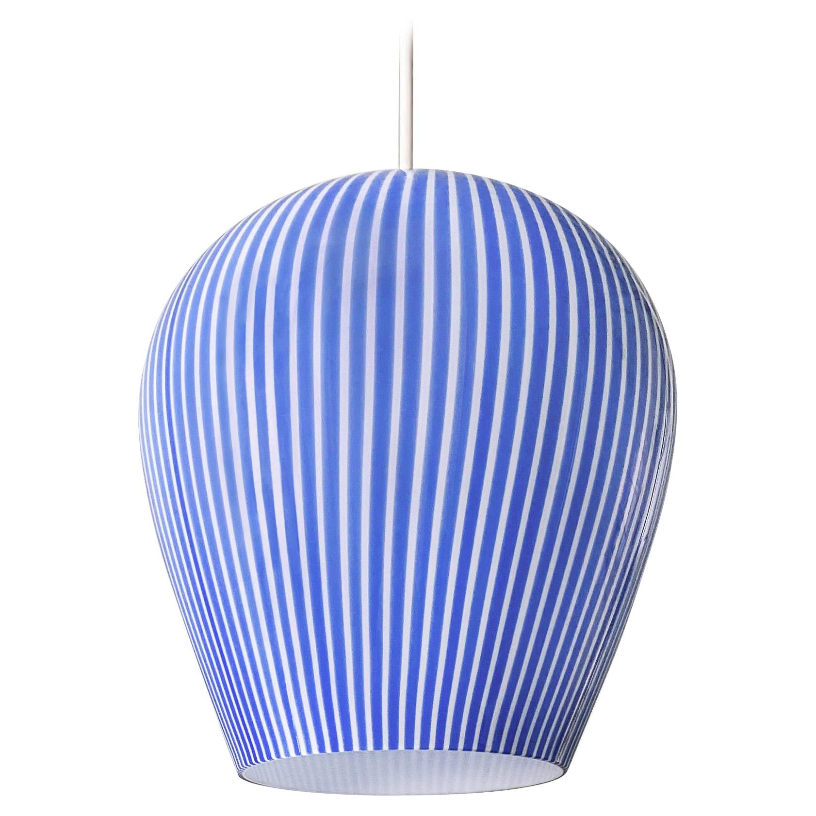 Massimo Vignelli for Venini A Cane Pendant Lamp