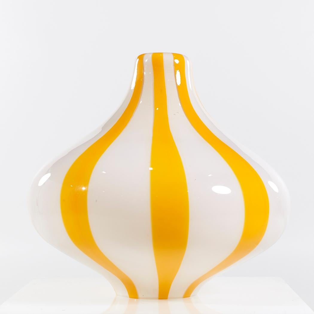 Italian Massimo Vignelli for Venini Mid Century Glass Pendant Lamp For Sale