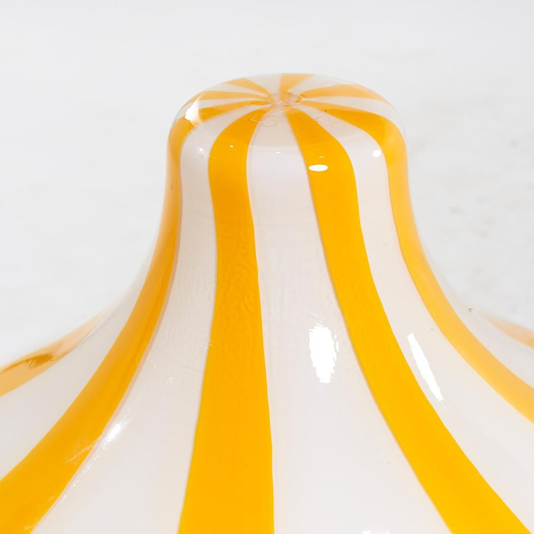 Massimo Vignelli for Venini Mid Century Glass Pendant Lamp For Sale 1