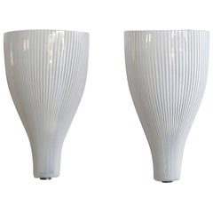 Massimo Vignelli for Venini Murano Italian Glass Sconces Set, 1950s