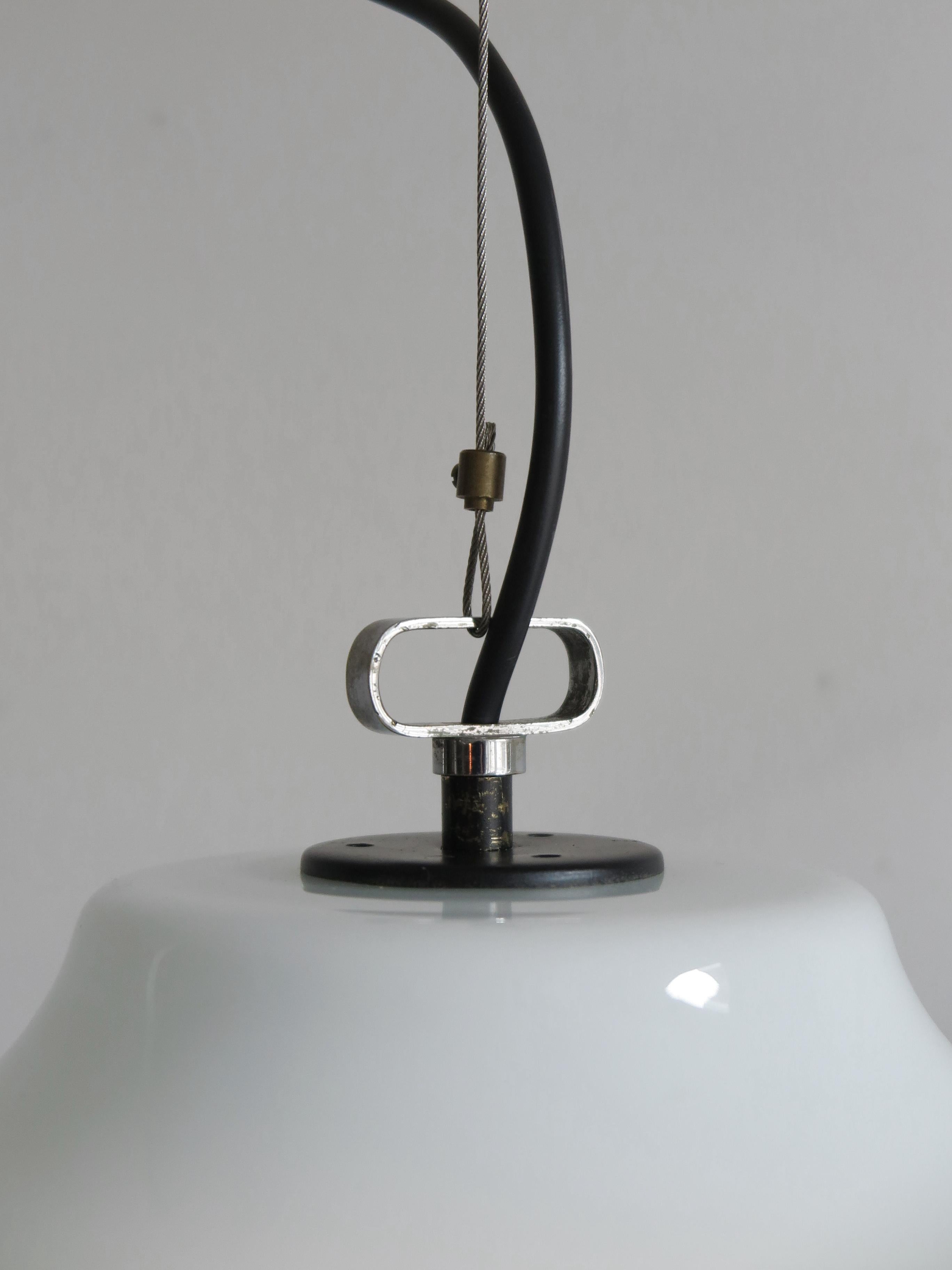 Massimo Vignelli for Venini Murano Italian Pendant Lamps, 1960s 2