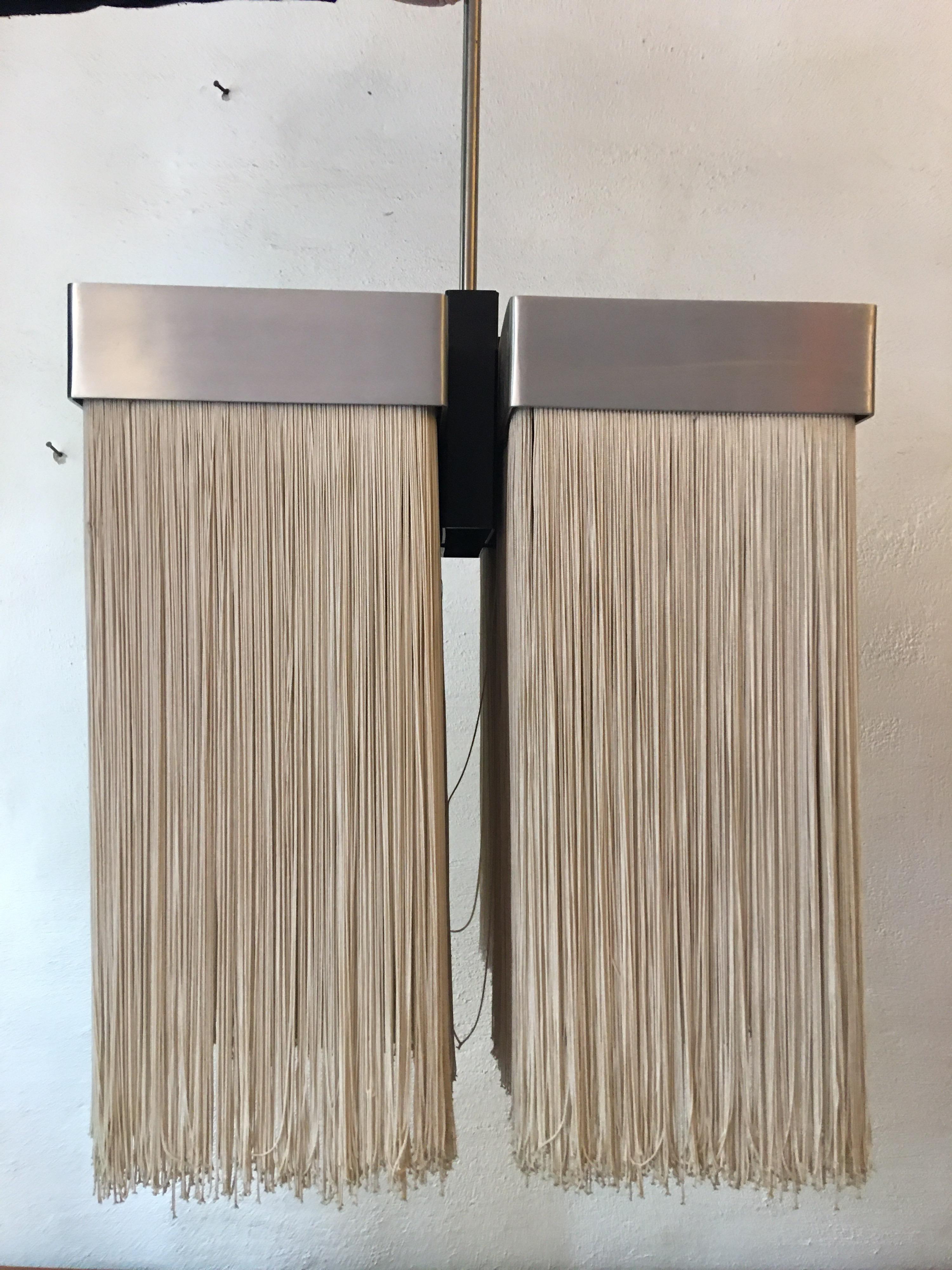 Massimo Vignelli Fringe Chandelier for Arteluce 1964 Model 2049/4 11