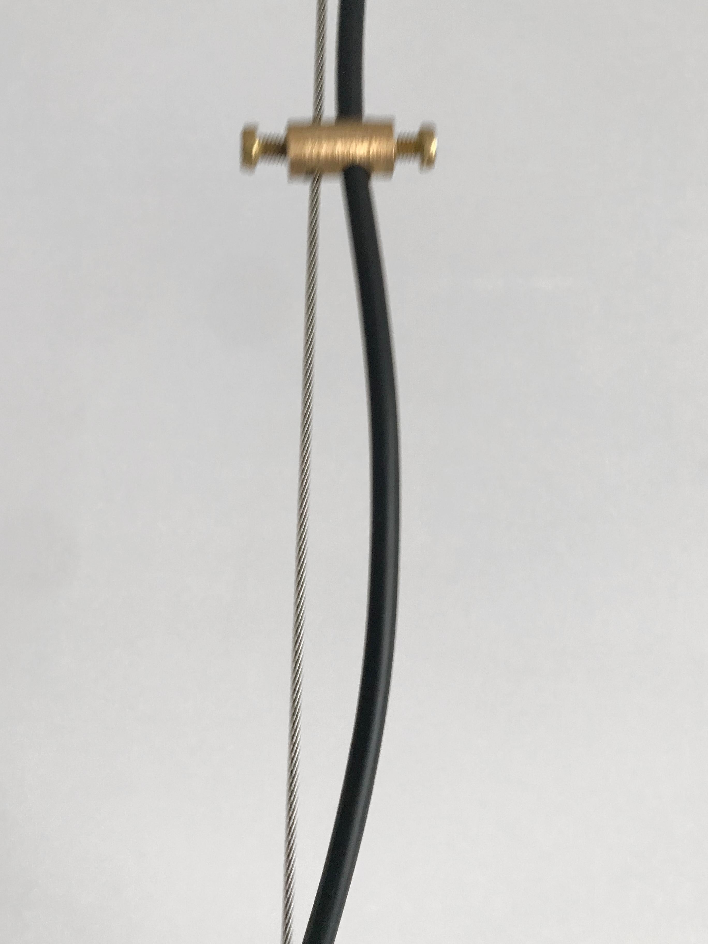 Massimo Vignelli Italian Midcentury Glass Pendant Lamp for Venini Murano, 1950s 5