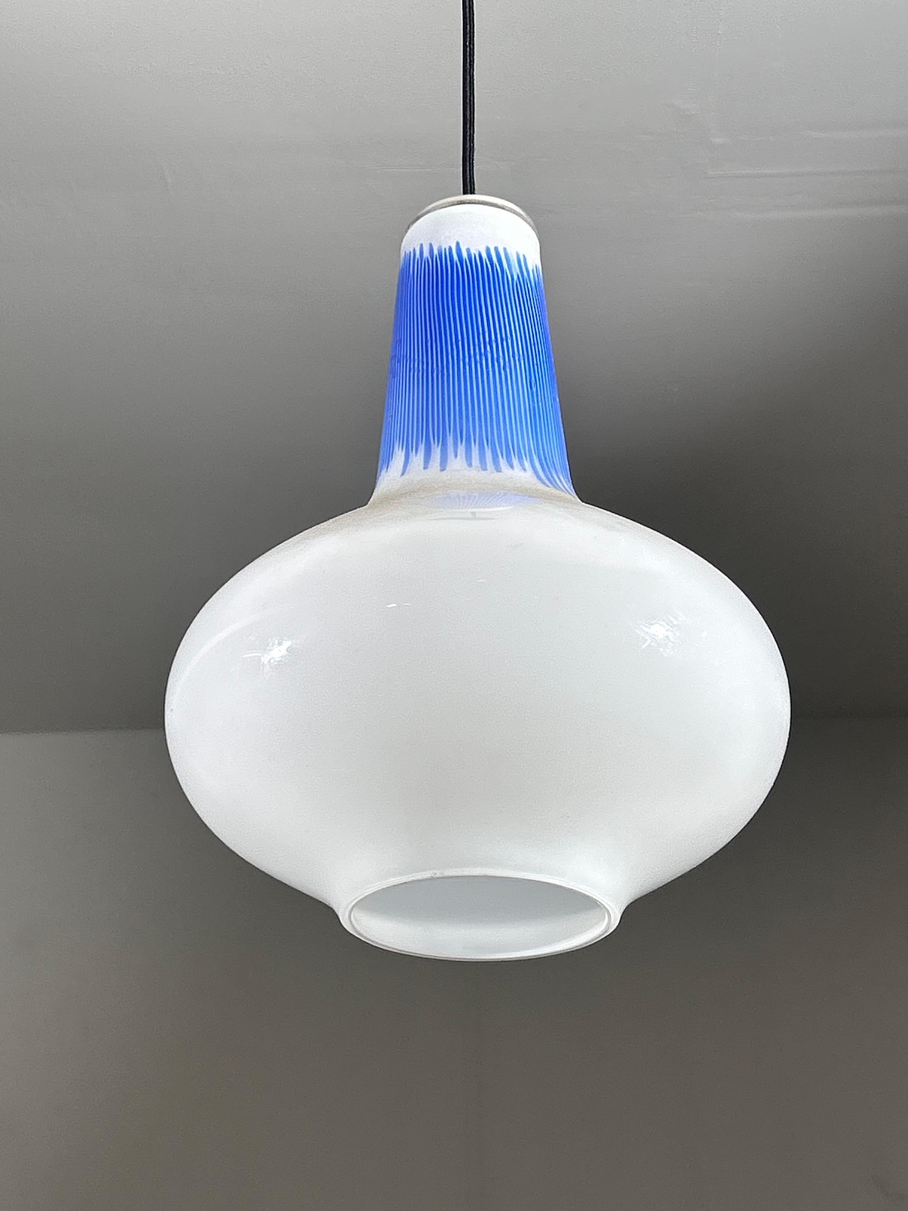 Massimo Vignelli, Lampada a sospensione, prod. Venini anni '50 en Bueno estado para la venta en Rivoli, IT