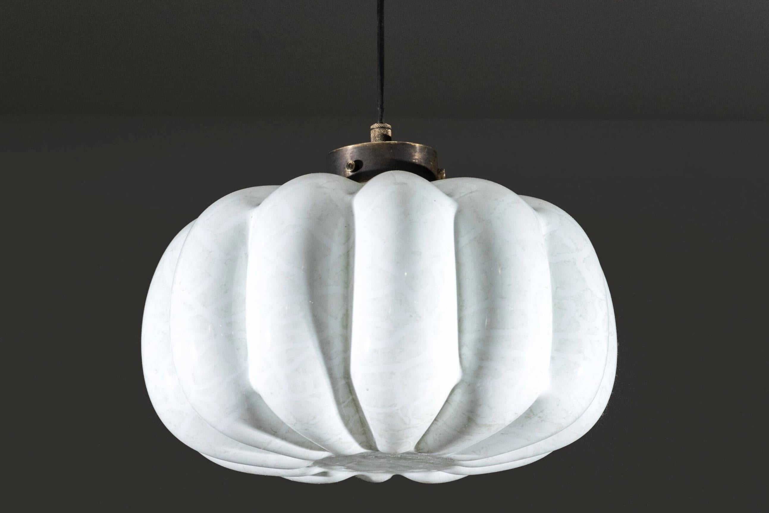 Massimo Vignelli, Lampada a sospensione, prod. Venini anni '60 In condizioni buone in vendita a Rivoli, IT