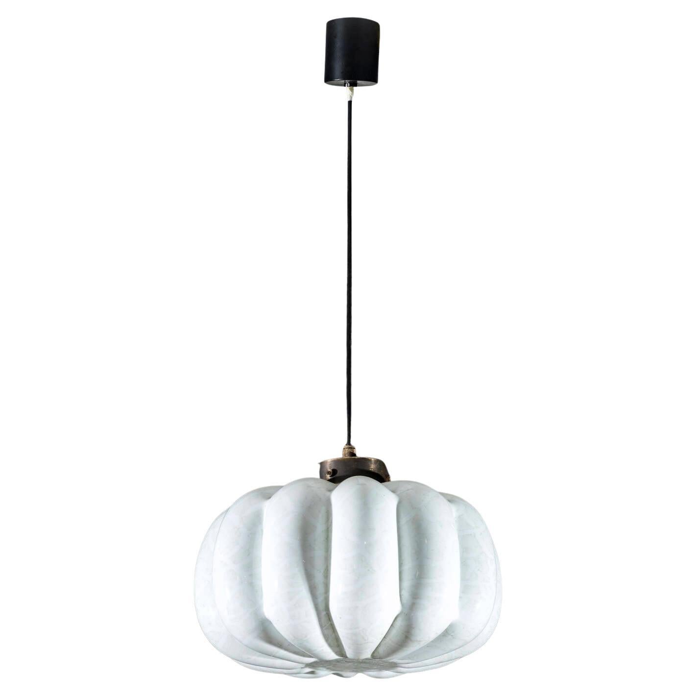 Massimo Vignelli, lampe suspendue, prod. Venini 1960s
