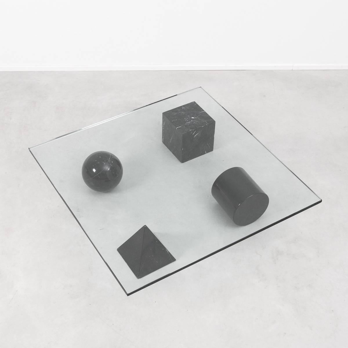 Mid-Century Modern Massimo Vignelli Metafora Coffee Table
