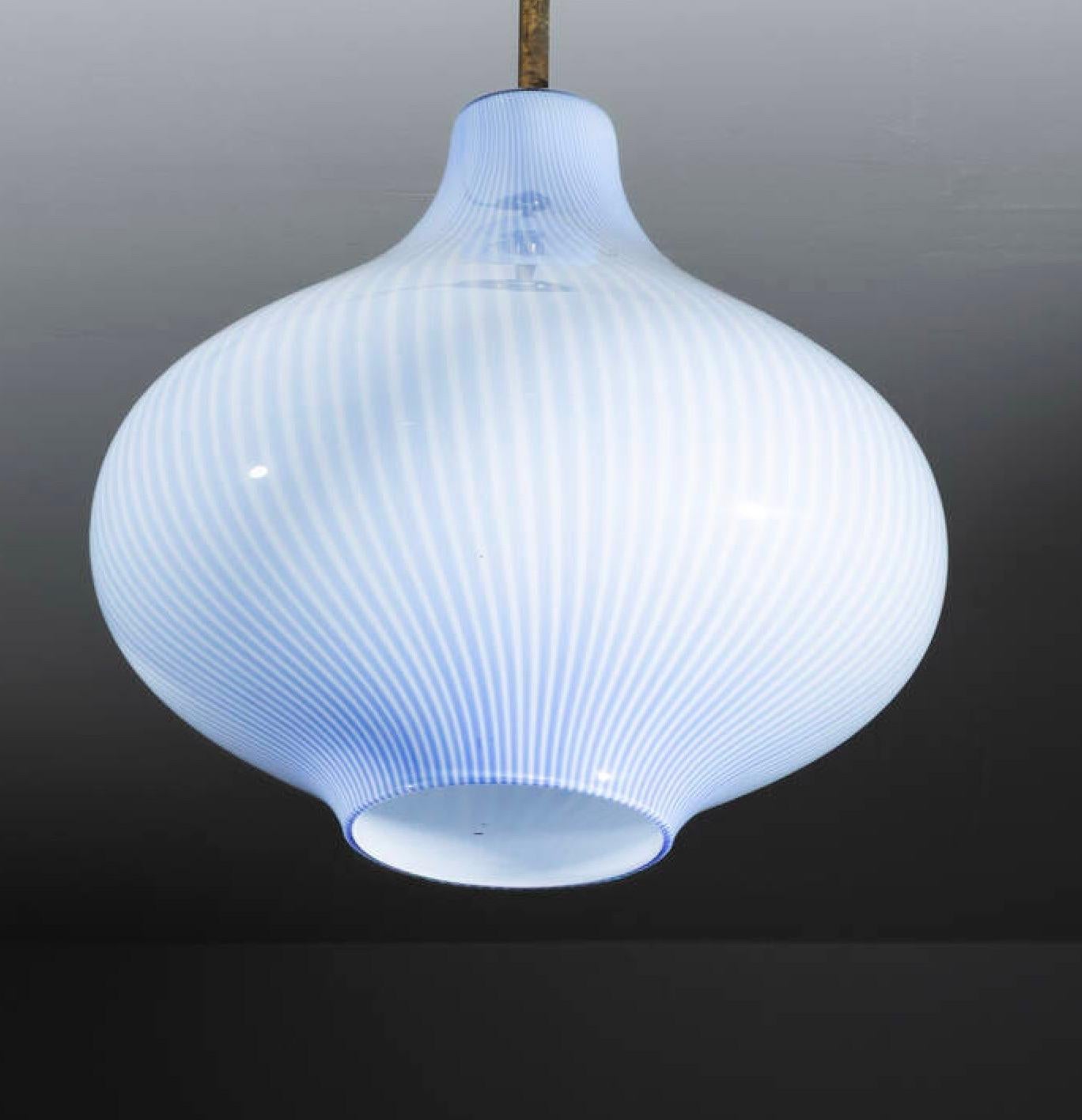 Massimo Vignelli, Paolo Venini, Lampada a sospensione, prod. venini anni 50 in vendita 1