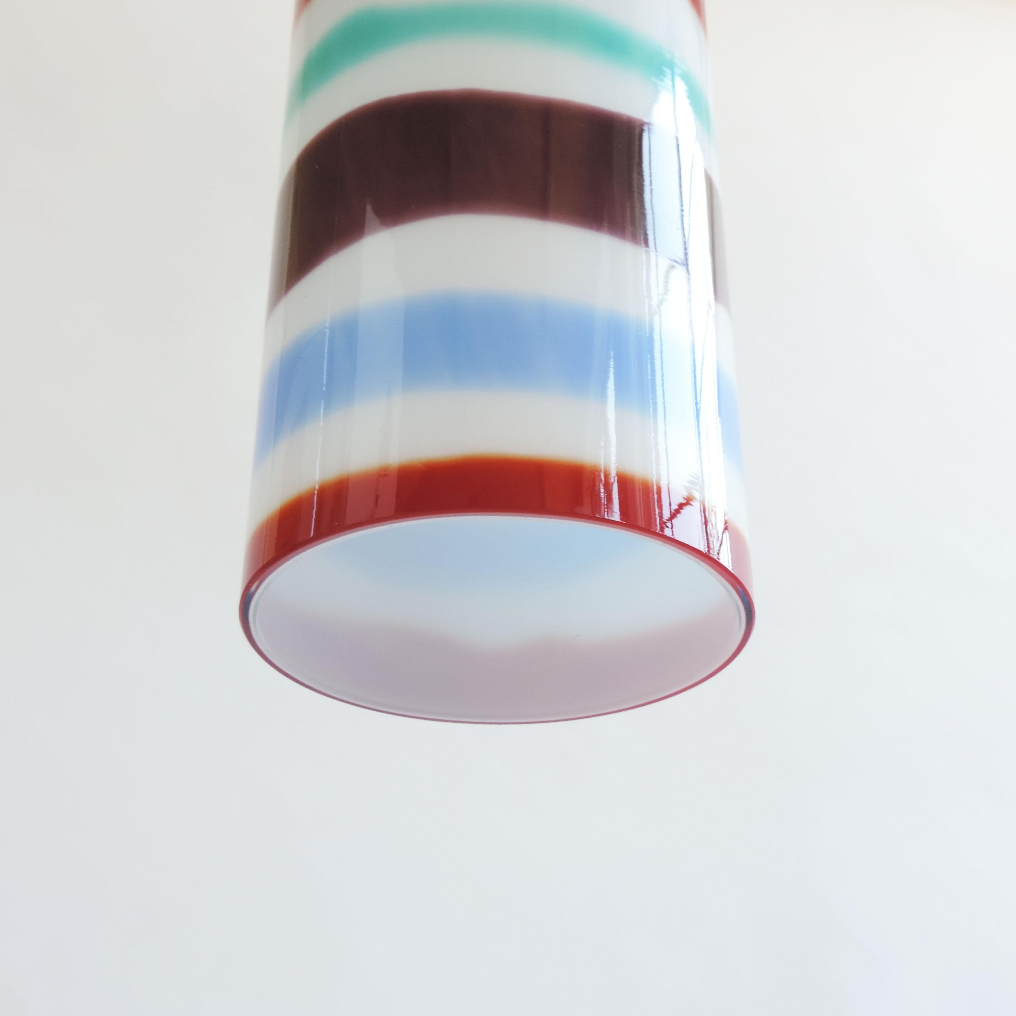 Italian Massimo Vignelli Pendant Lamp for Venini, Italy, 1950s For Sale