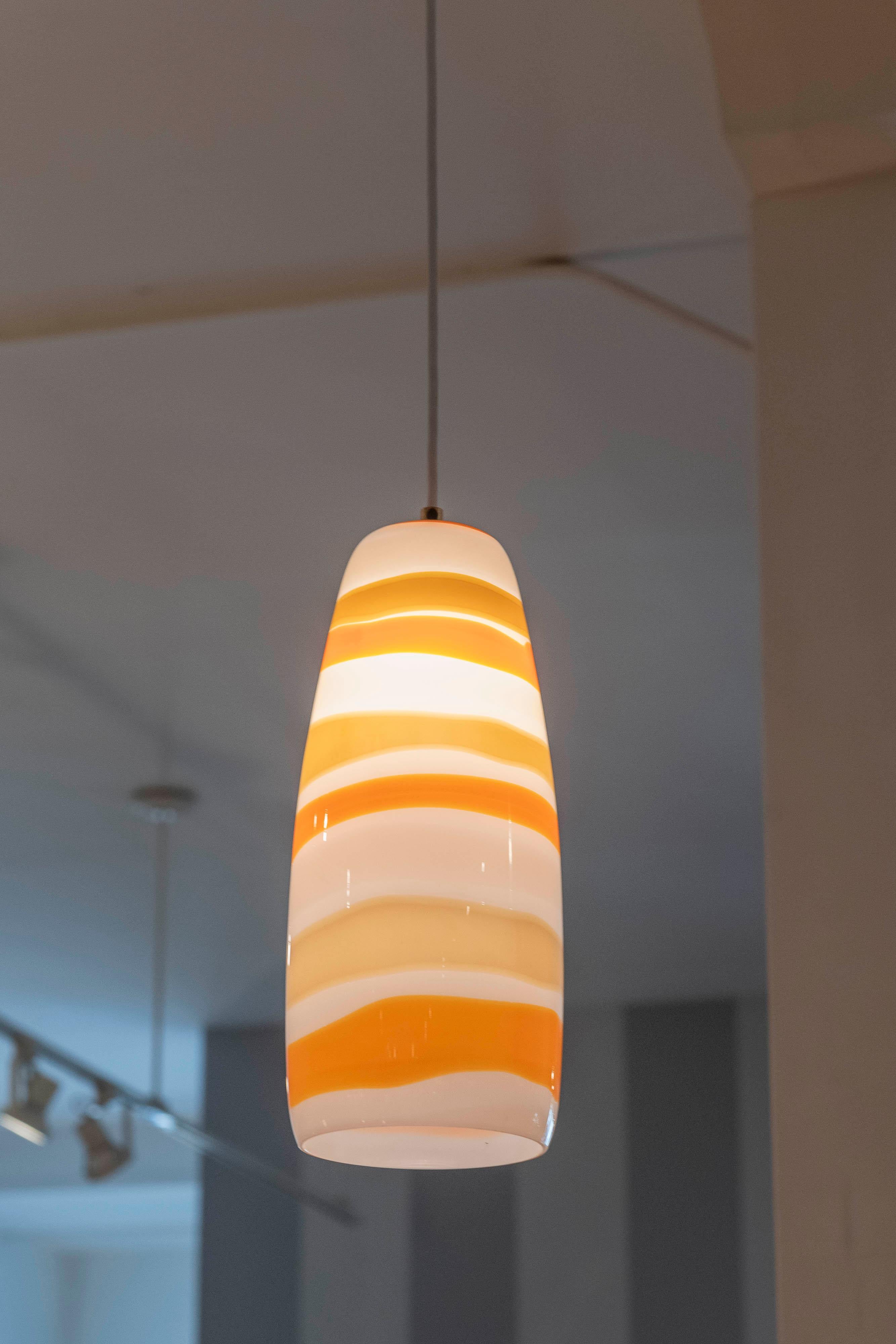 Mid-Century Modern Lampe à pied Massimo Vignelli pour Venini en vente