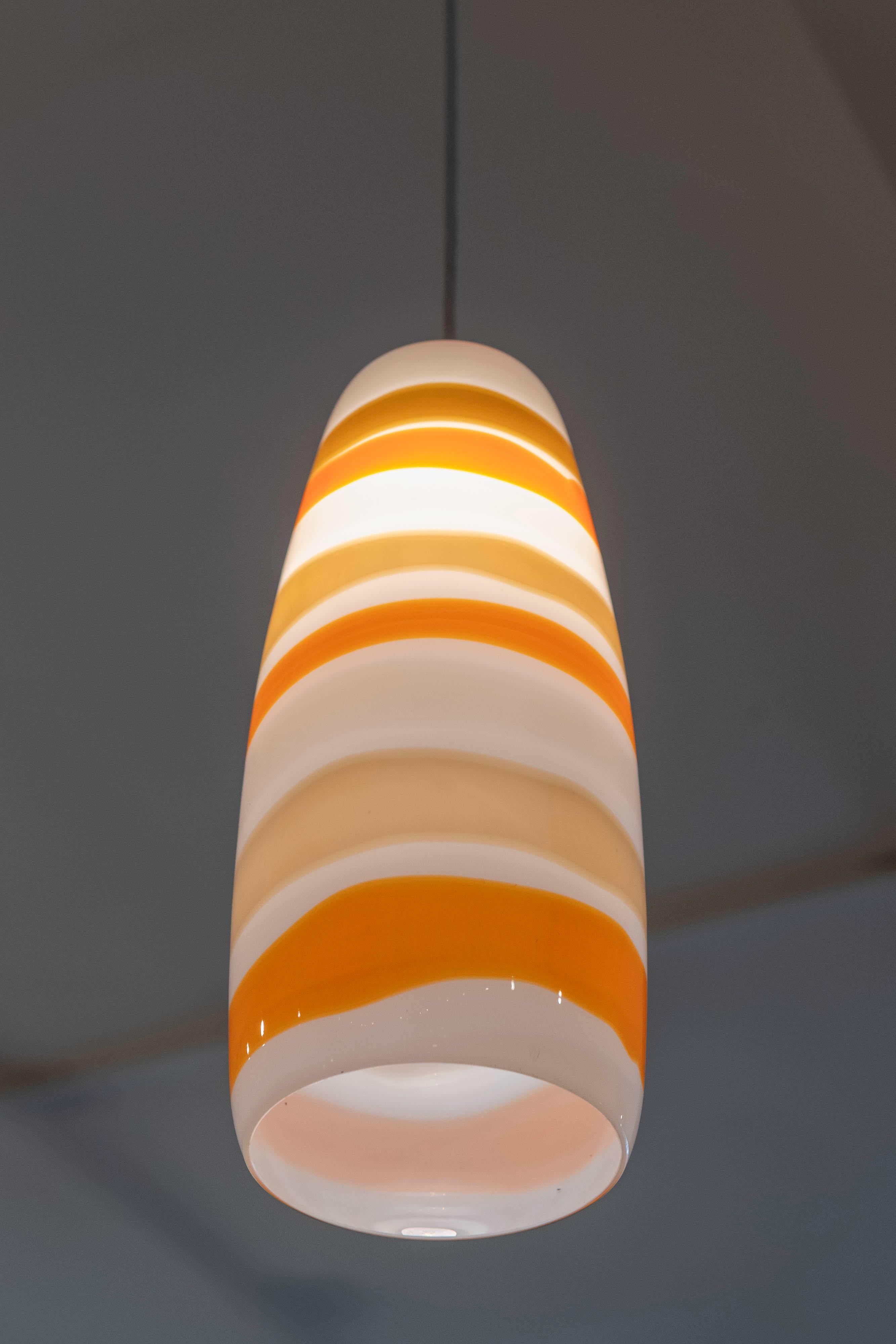 italien Lampe à pied Massimo Vignelli pour Venini en vente