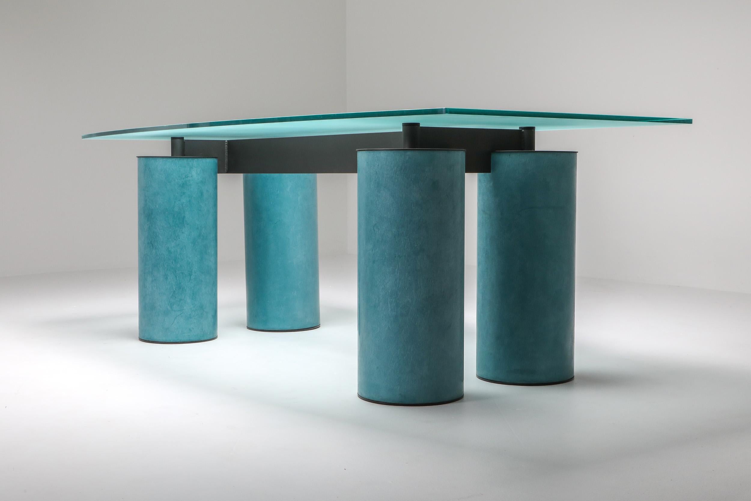 Italian Massimo Vignelli 'Serenissimo' Table Desk for Acerbis