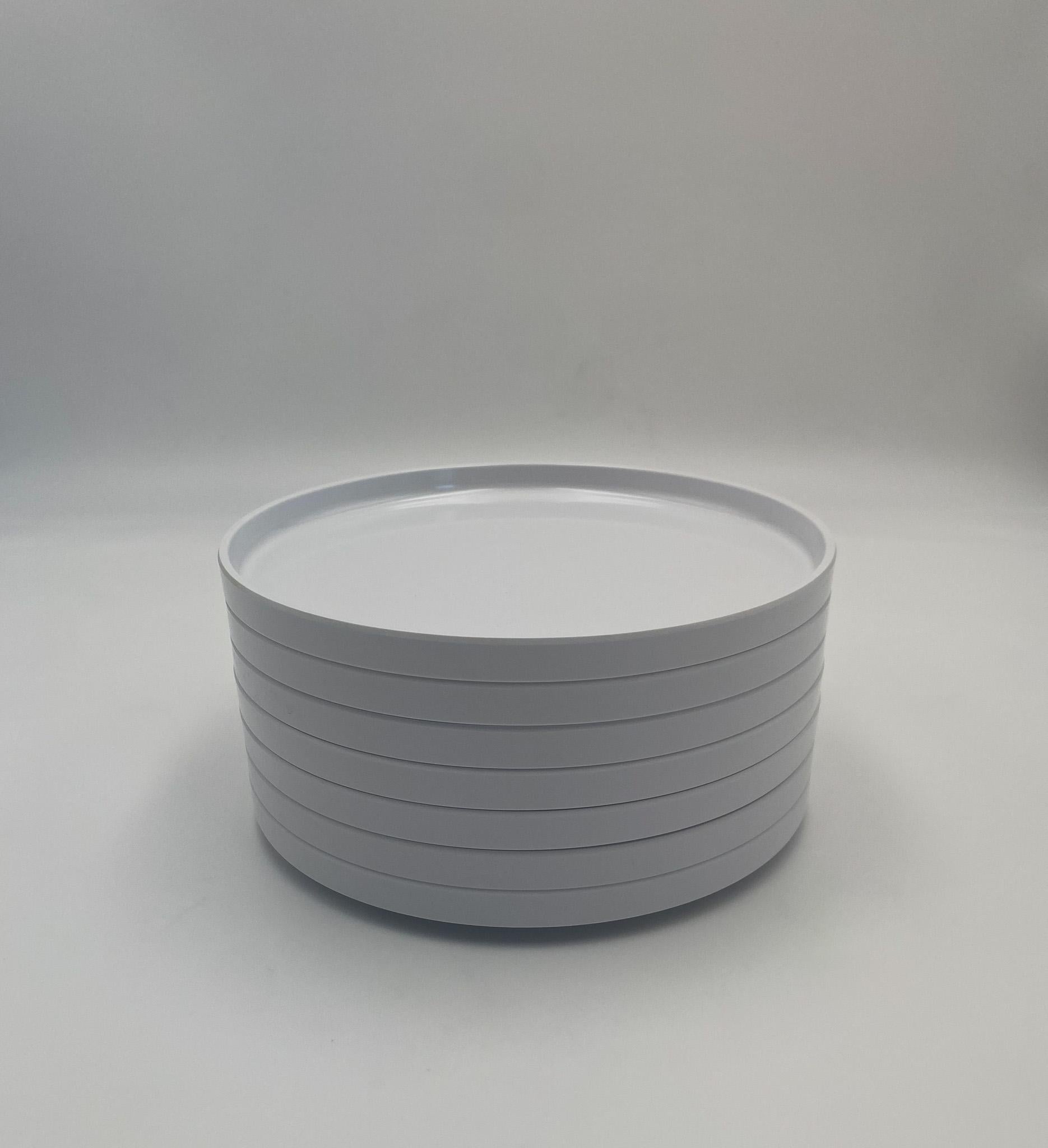 Massimo Vignelli Stackable Dinnerware for Heller ( 33 pieces ), USA, c.1980 5