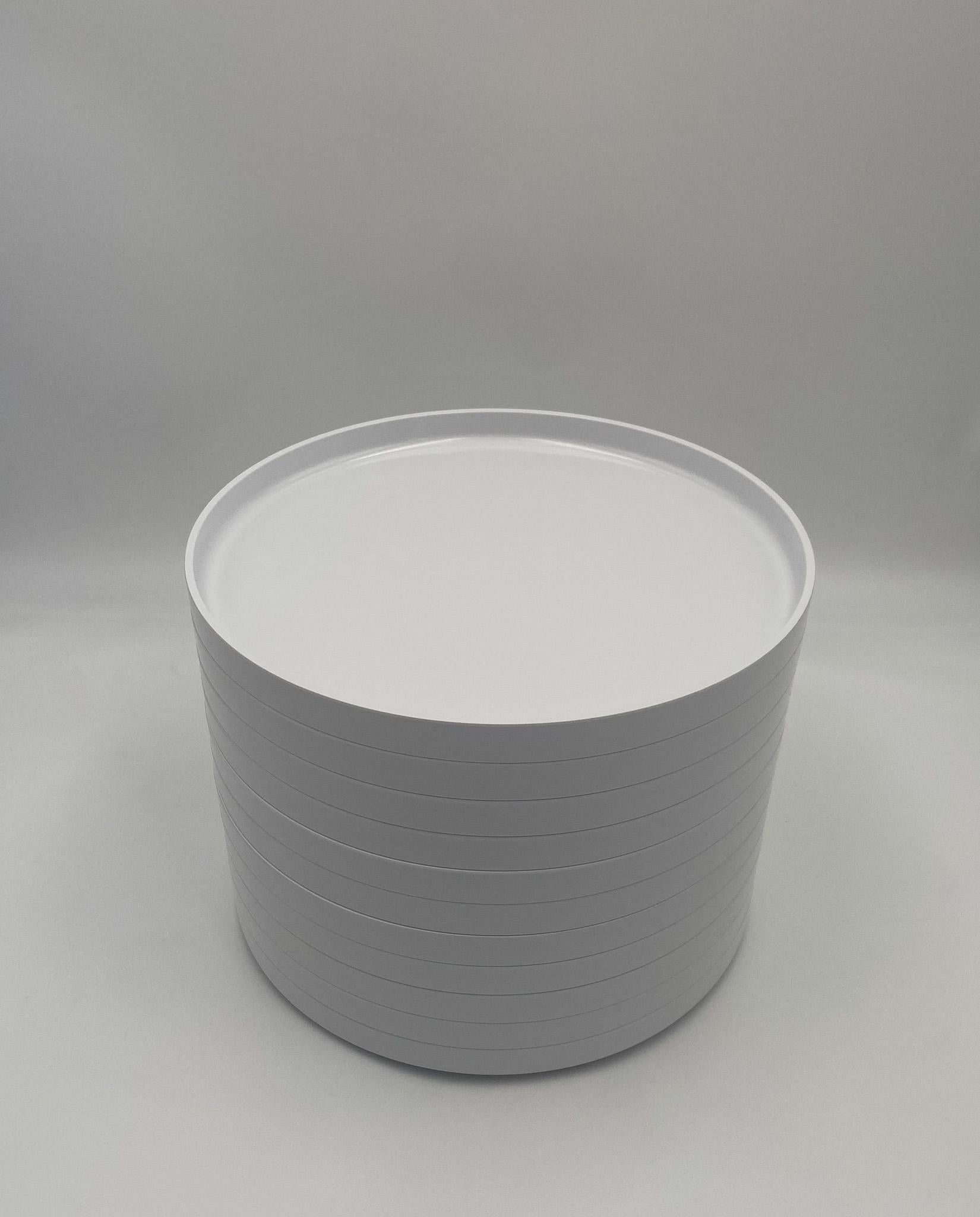 Massimo Vignelli Stackable Dinnerware for Heller ( 33 pieces ), USA, c.1980 1
