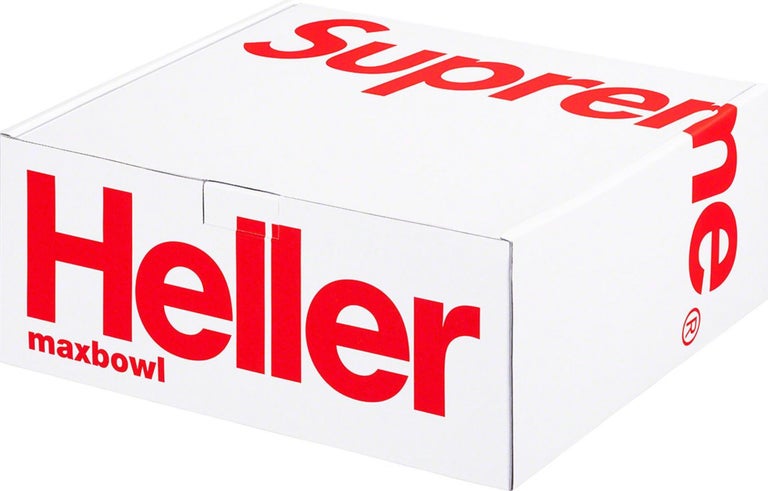 Massimo Vignelli x Supreme x Heller Bowls, Red, White, 1964