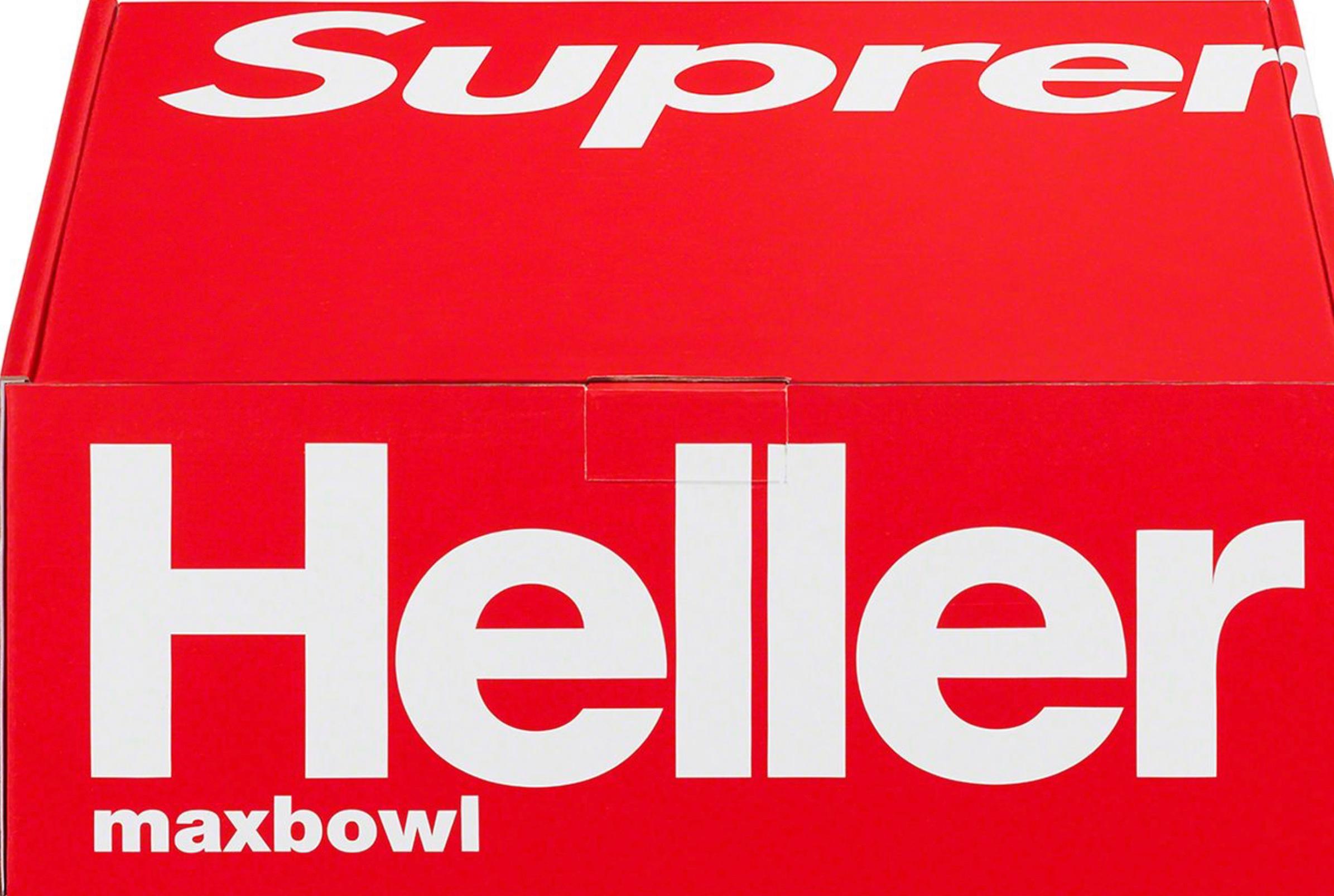 Canadian Massimo Vignelli x Supreme x Heller Bowls, Red, White, 1964, Spring 2023 For Sale