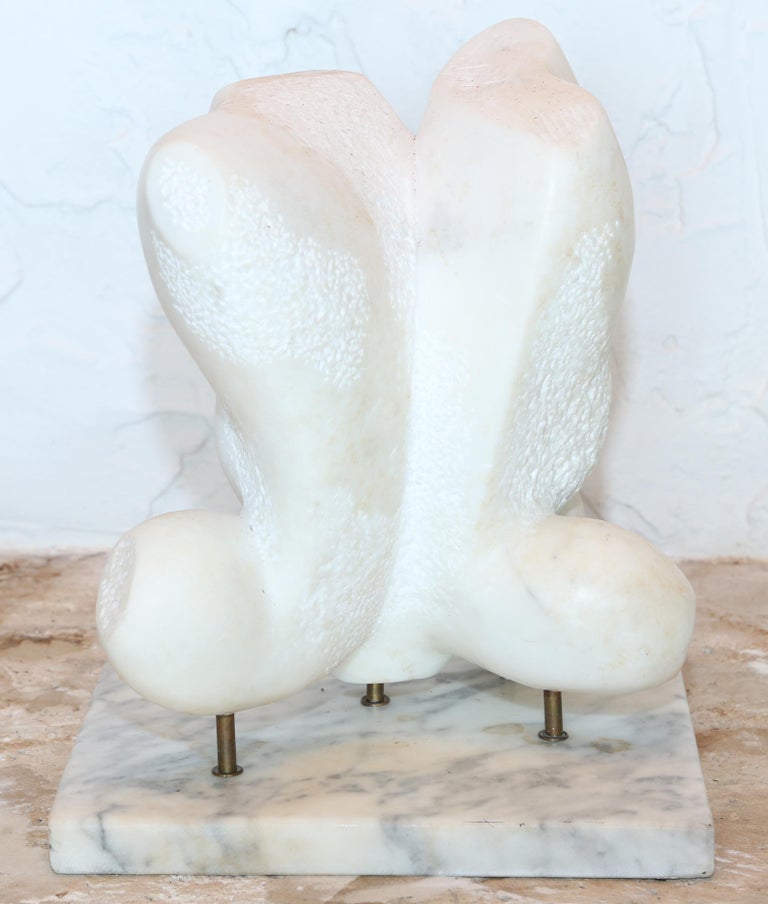 Massimo Villani Carrara marble sculpture For Sale at 1stDibs