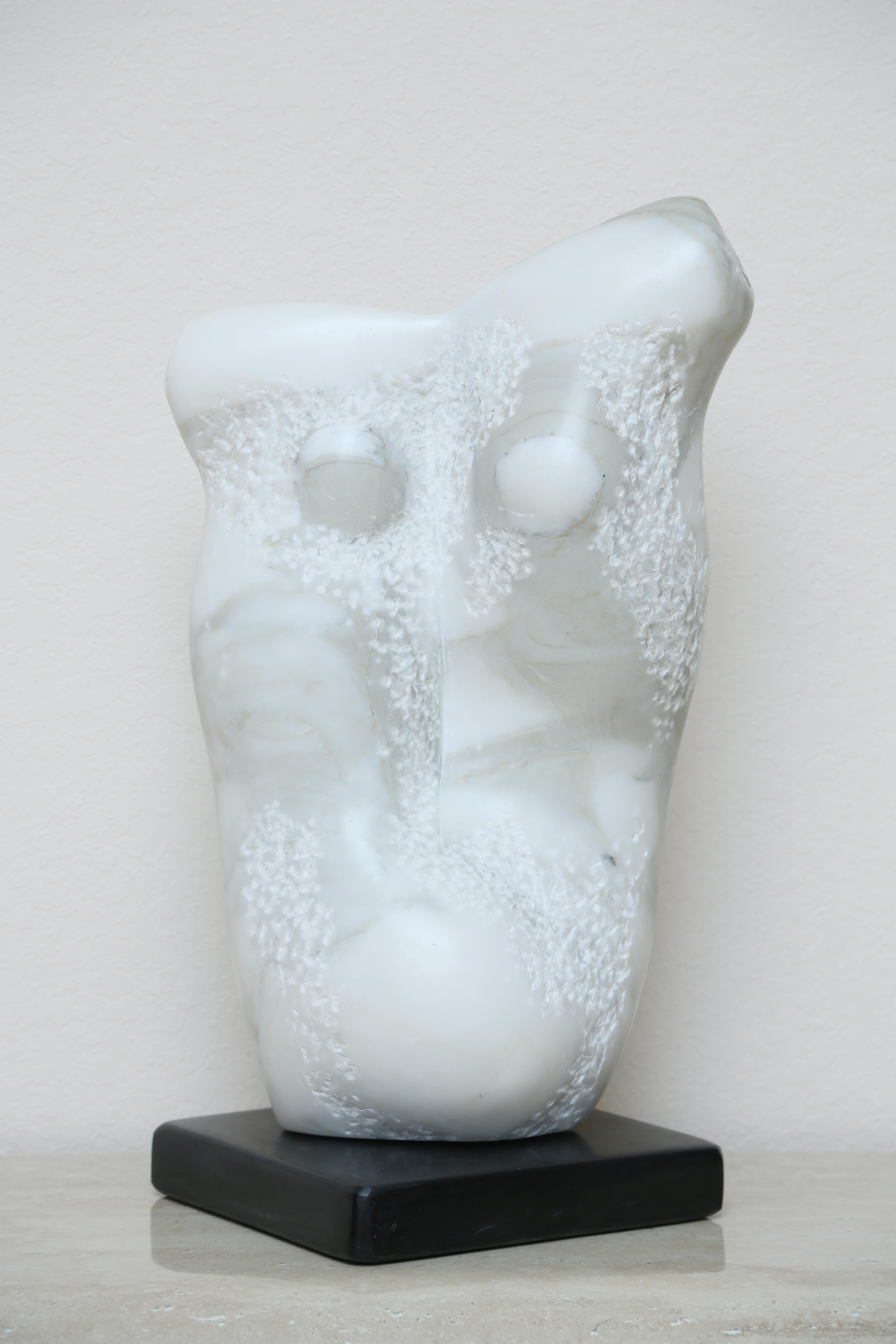 Massimo Villani Figurative Sculpture - Carrara marble sculpture