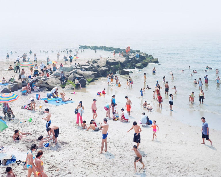 Massimo Vitali Coney Es (artist framed) large format photograph of