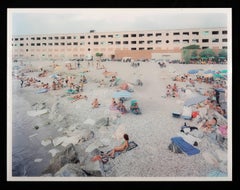 Marina Di Massa, plexiglass photgraph, Italy beach scene