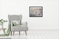 Marina Di Massa, plexiglass photgraph, Italy beach scene