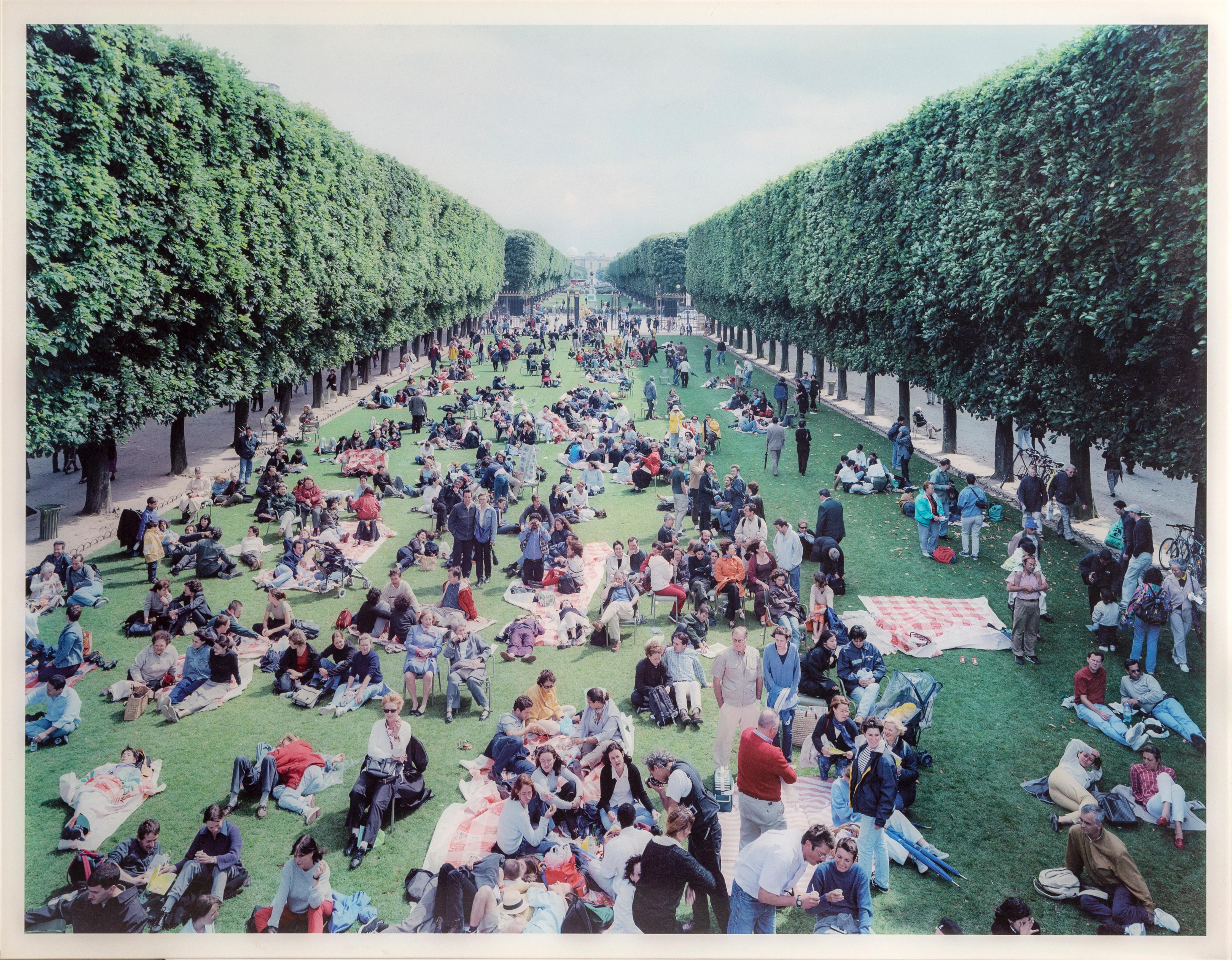 Massimo Vitali Landscape Photograph - Picnic Allee (Image #26) from Landscapes with Figures