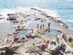 Vaschette  - large scale photograph of Mediterranean beach scene (artist framed)