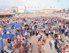 Massimo Vitali VIAREGGIO AIR SHOW Litografía, 26 "A x 34 "A