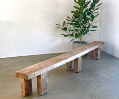 Massive Oak Bench