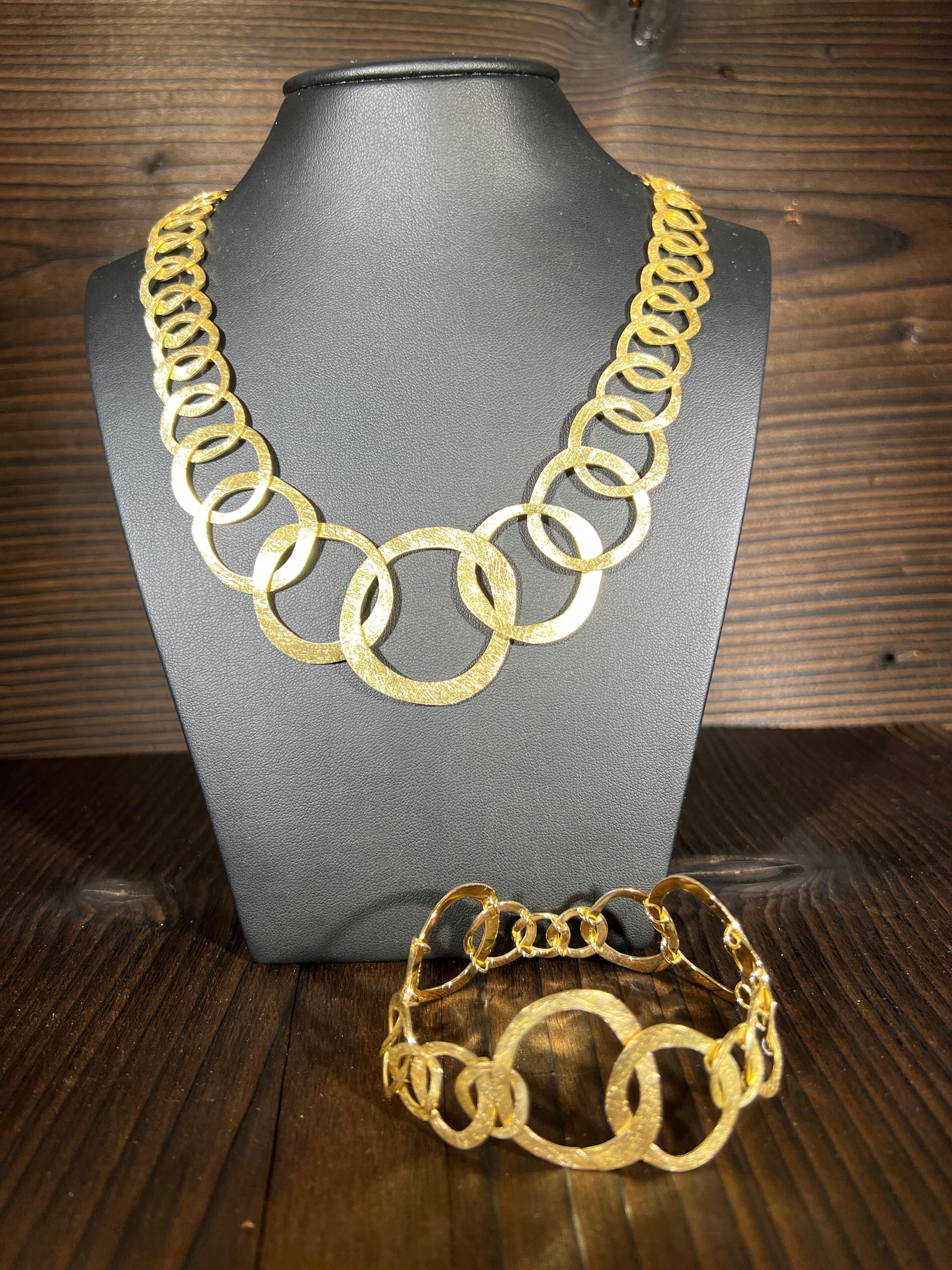 Massive 18k Goldkette 75g handgemacht in vendita 8