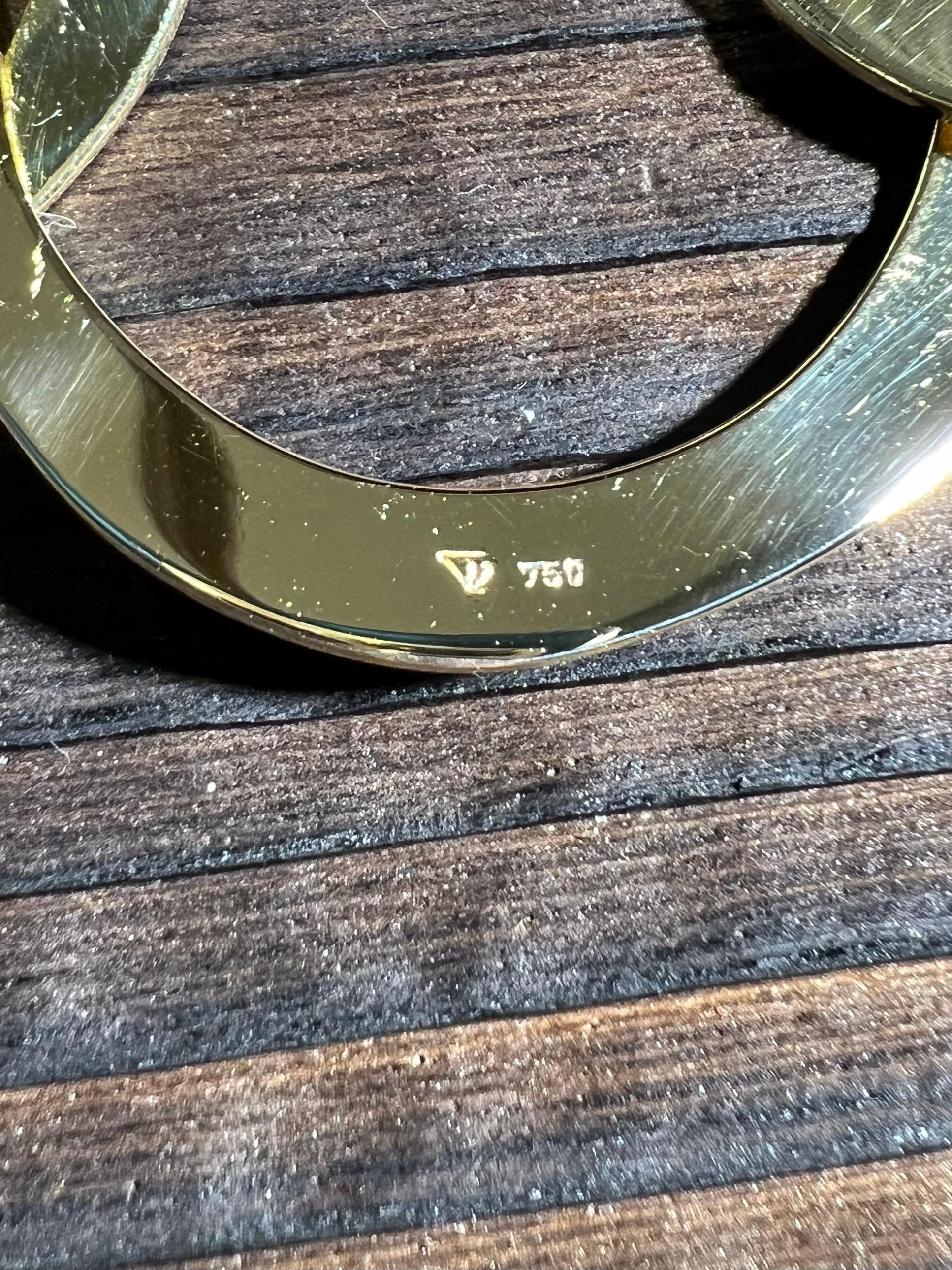 Massive 18k Goldkette 75g handgemacht in vendita 1