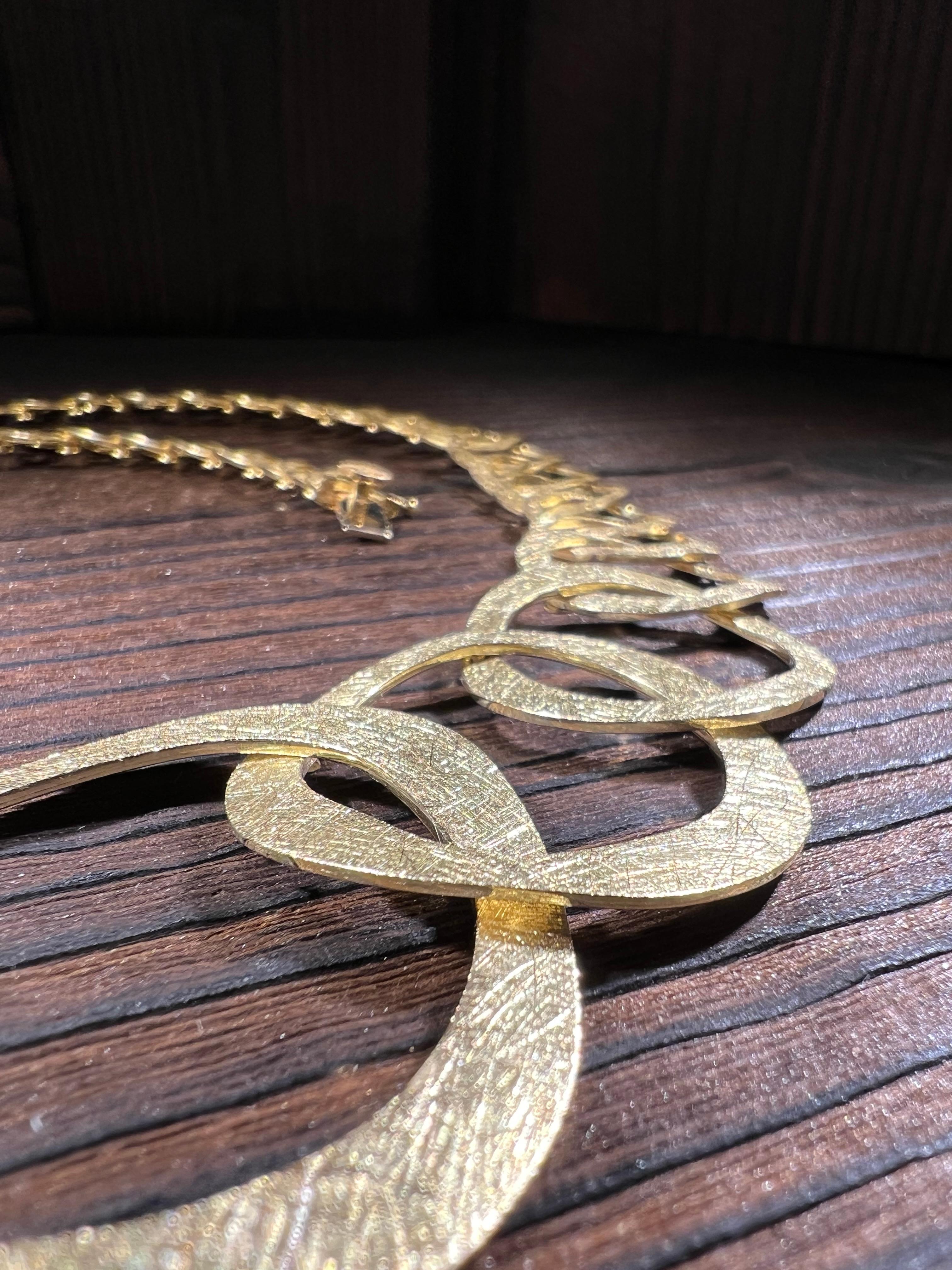 Massive 18k Goldkette 75g handgemacht in vendita 4