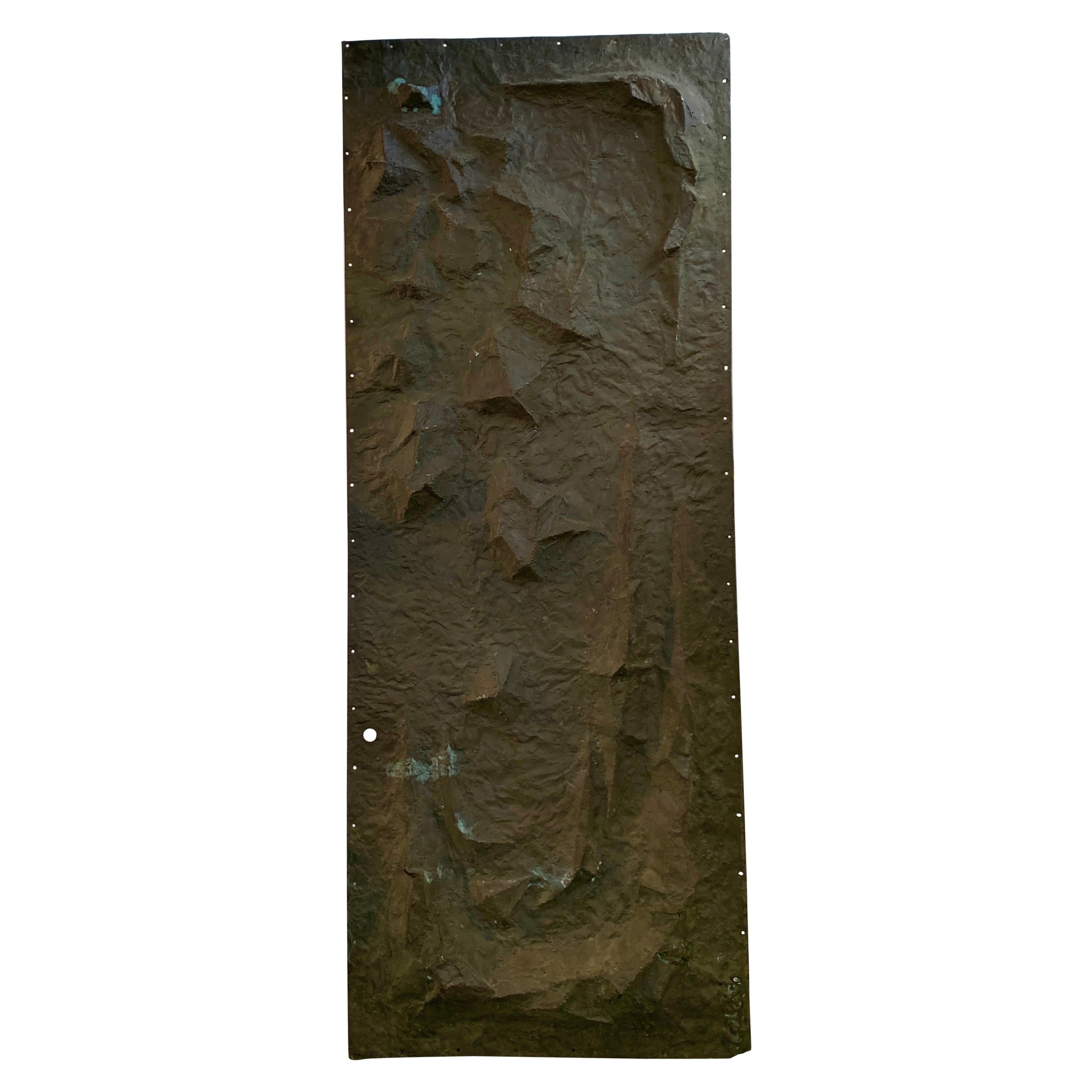 Massive 1970 Daniel Gluck Bronze Panel