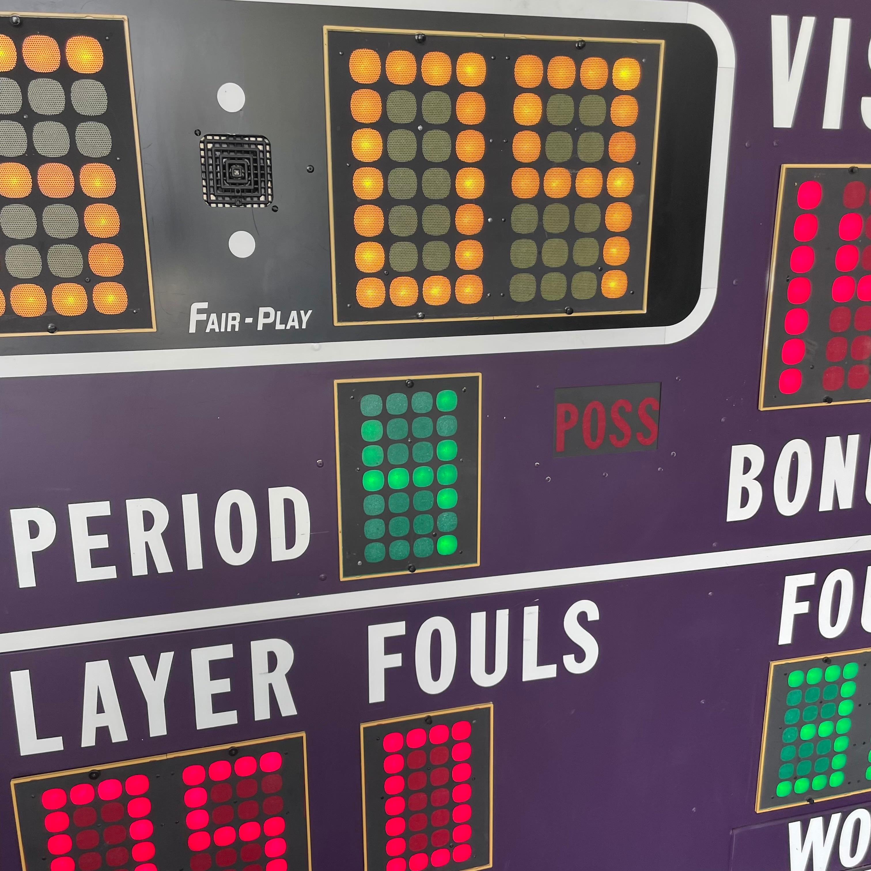 vintage basketball scoreboard for sale