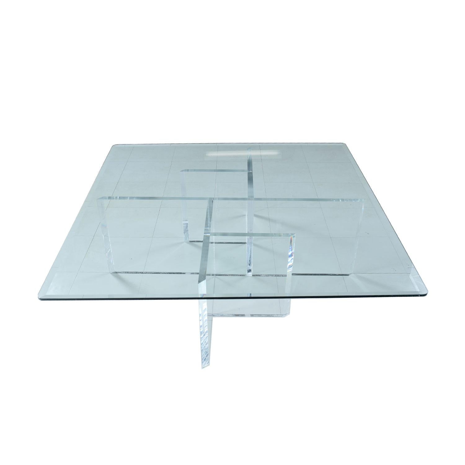 acrylic table base