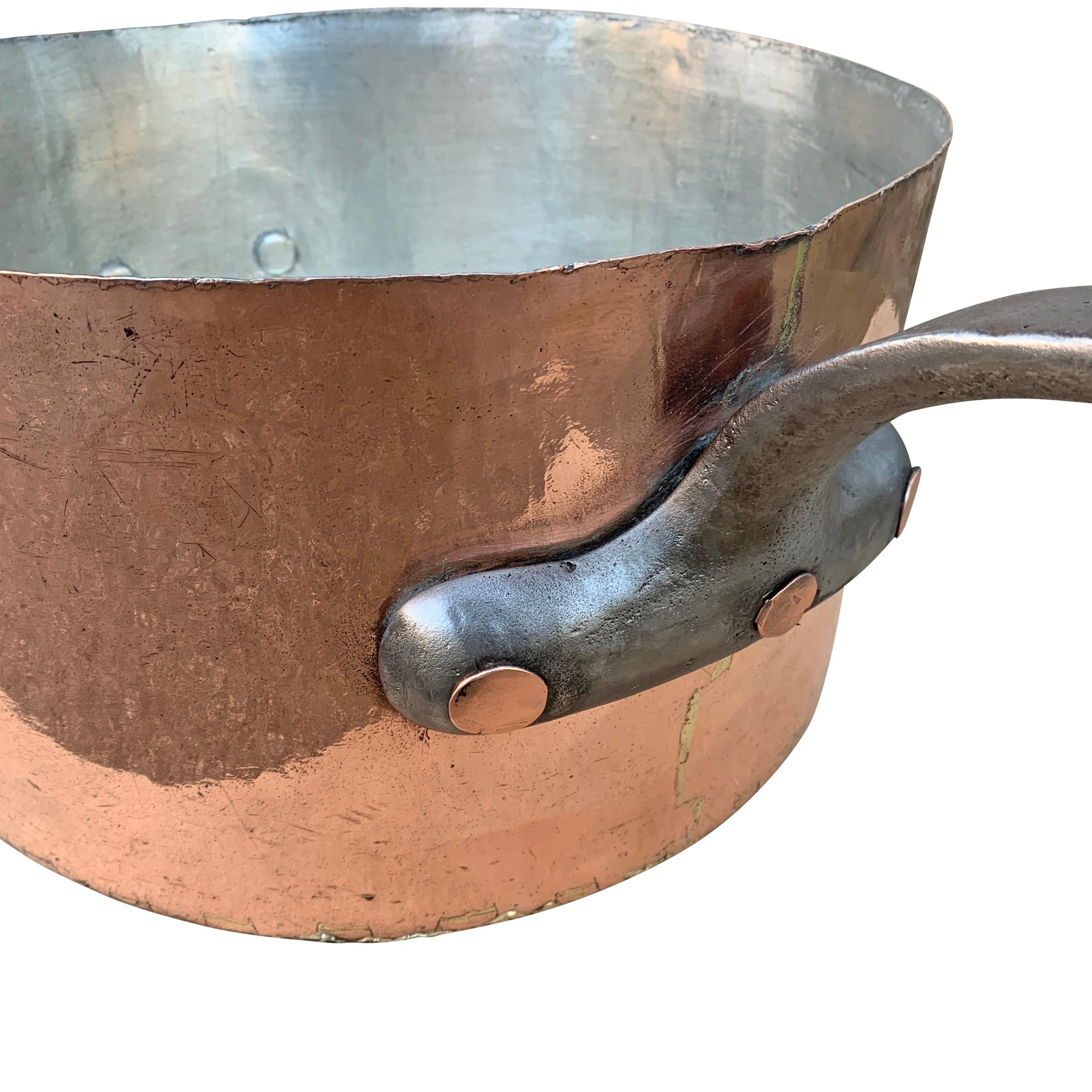 Massive 19th Century American Duparquet 34-Quart Copper Pot 4
