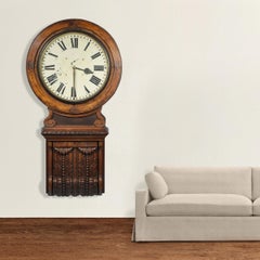 Massive 19th Century English Railroad Station Clock