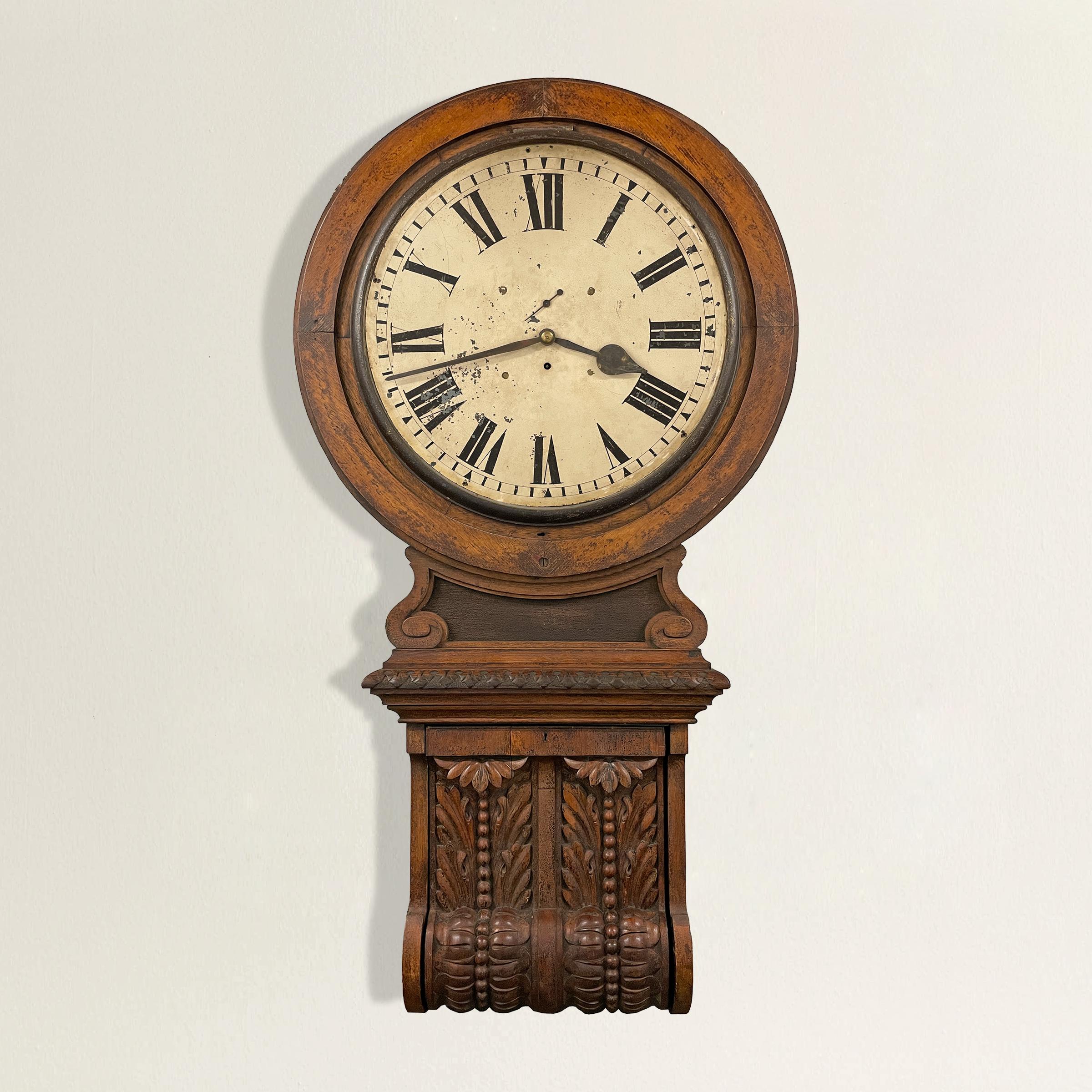 antique railroad clock