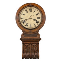 Massive 19th Century English Railroad Station Clock