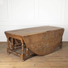 Massive 20th Century English Arts and Crafts Dining Table